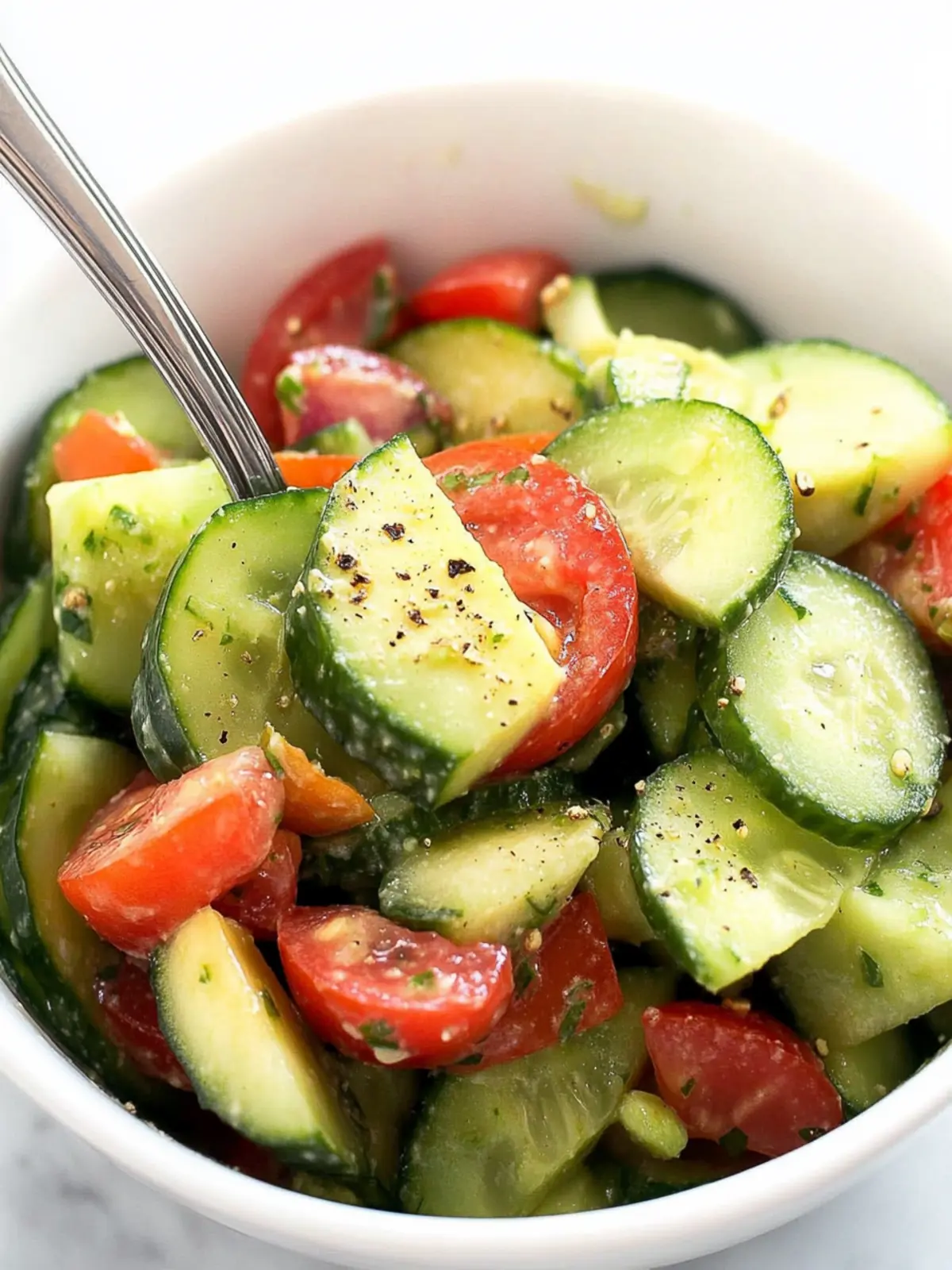 Zesty Cucumber Avocado Salad for Refreshing Summer Bliss 2 Cucumber Avocado Salad