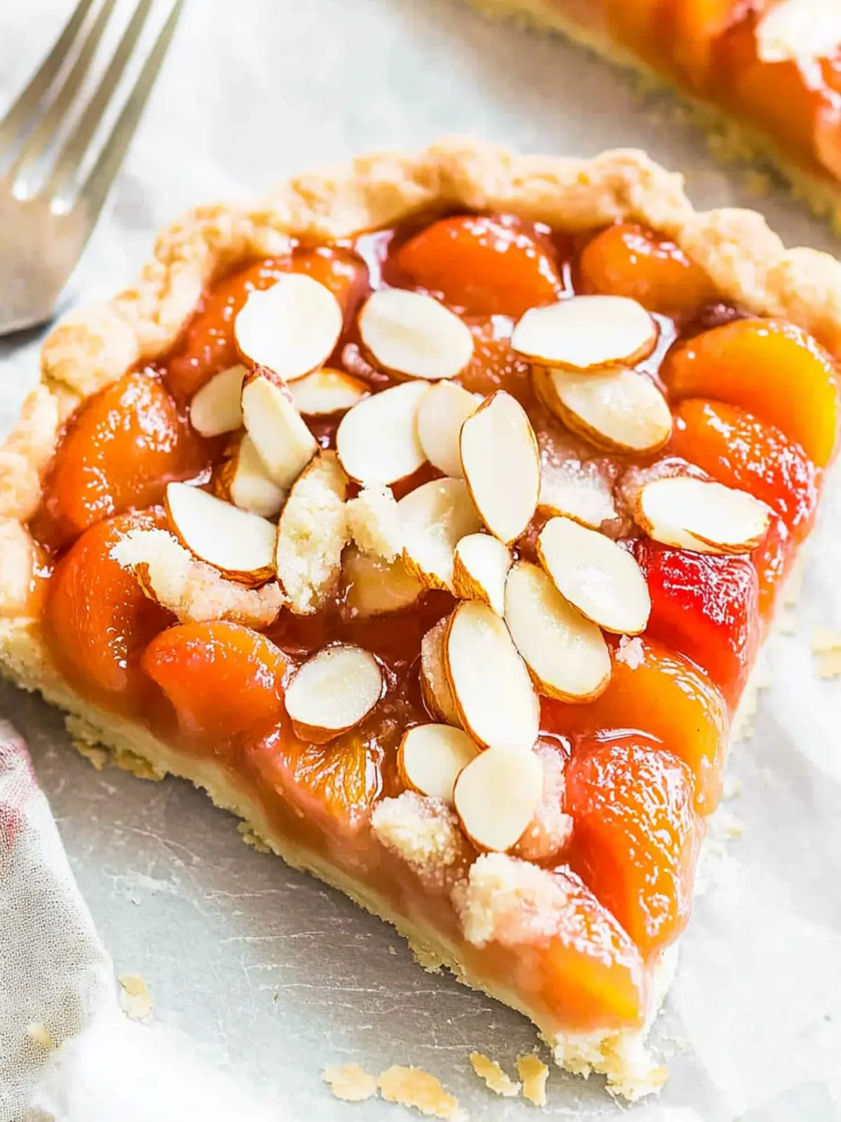 Delicious Apricot Almond Tart with Buttery Crumble Magic 4 Apricot Almond Tart