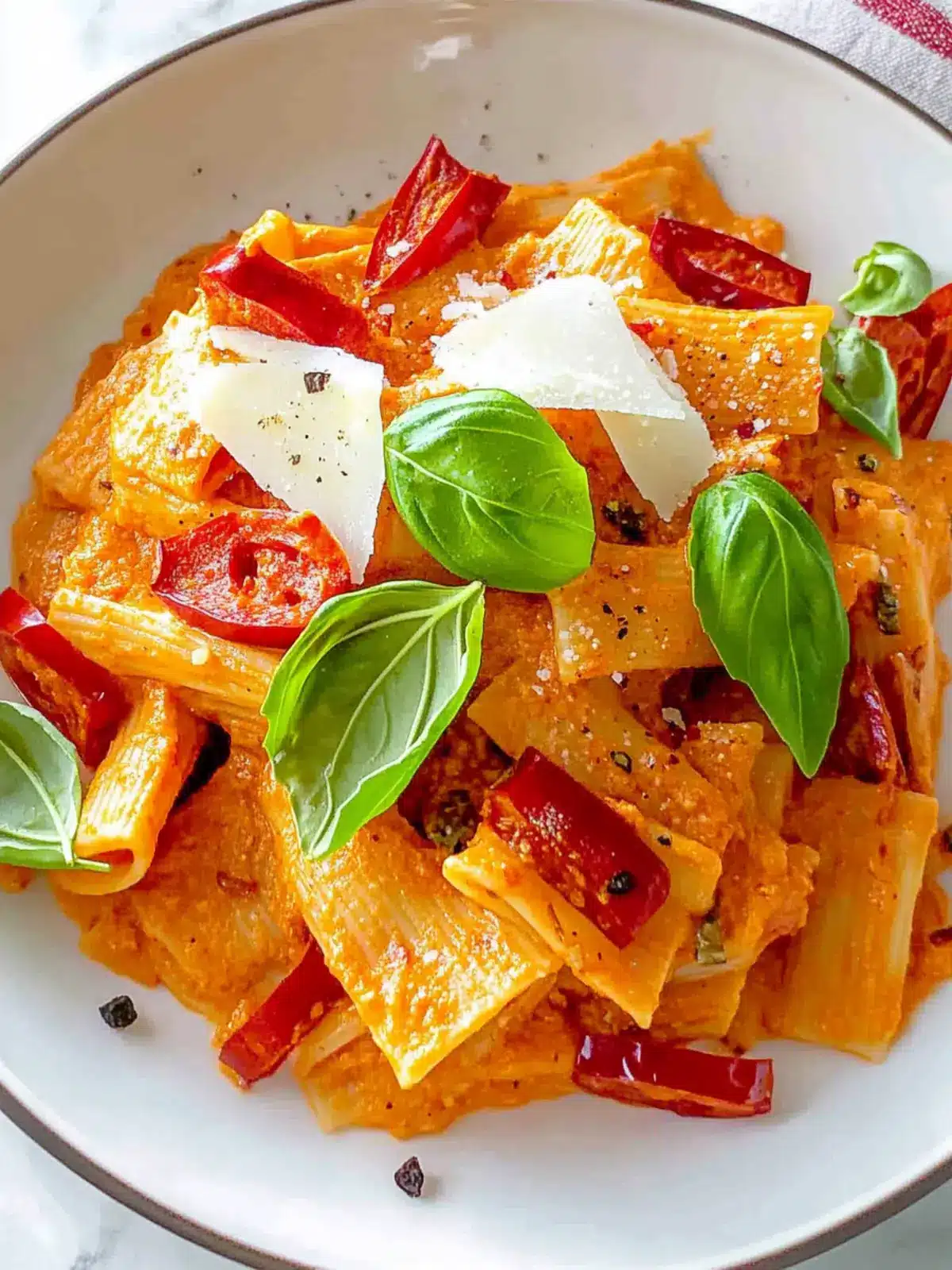 Creamy Red Pepper Pasta That Will Wow Your Dinner Guests 4 Red Pepper Pasta