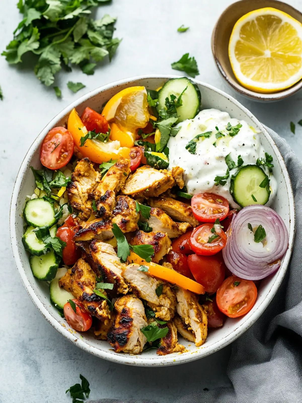 Delicious Easy Sheet Pan Chicken Shawarma Bowls for Busy Nights 2 Easy Sheet Pan Chicken Shawarma Bowls