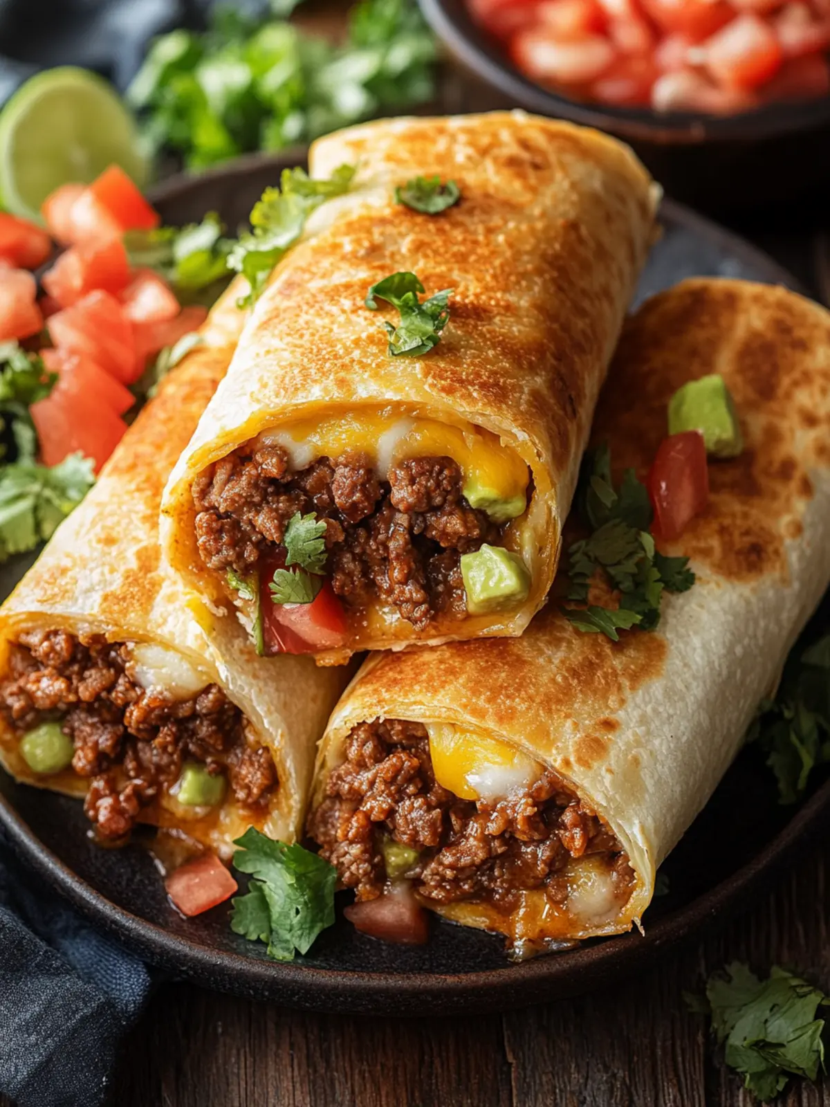 Savory Beef and Cheese Chimichangas Recipe for Easy Nights 4 Beef and Cheese Chimichangas Recipe