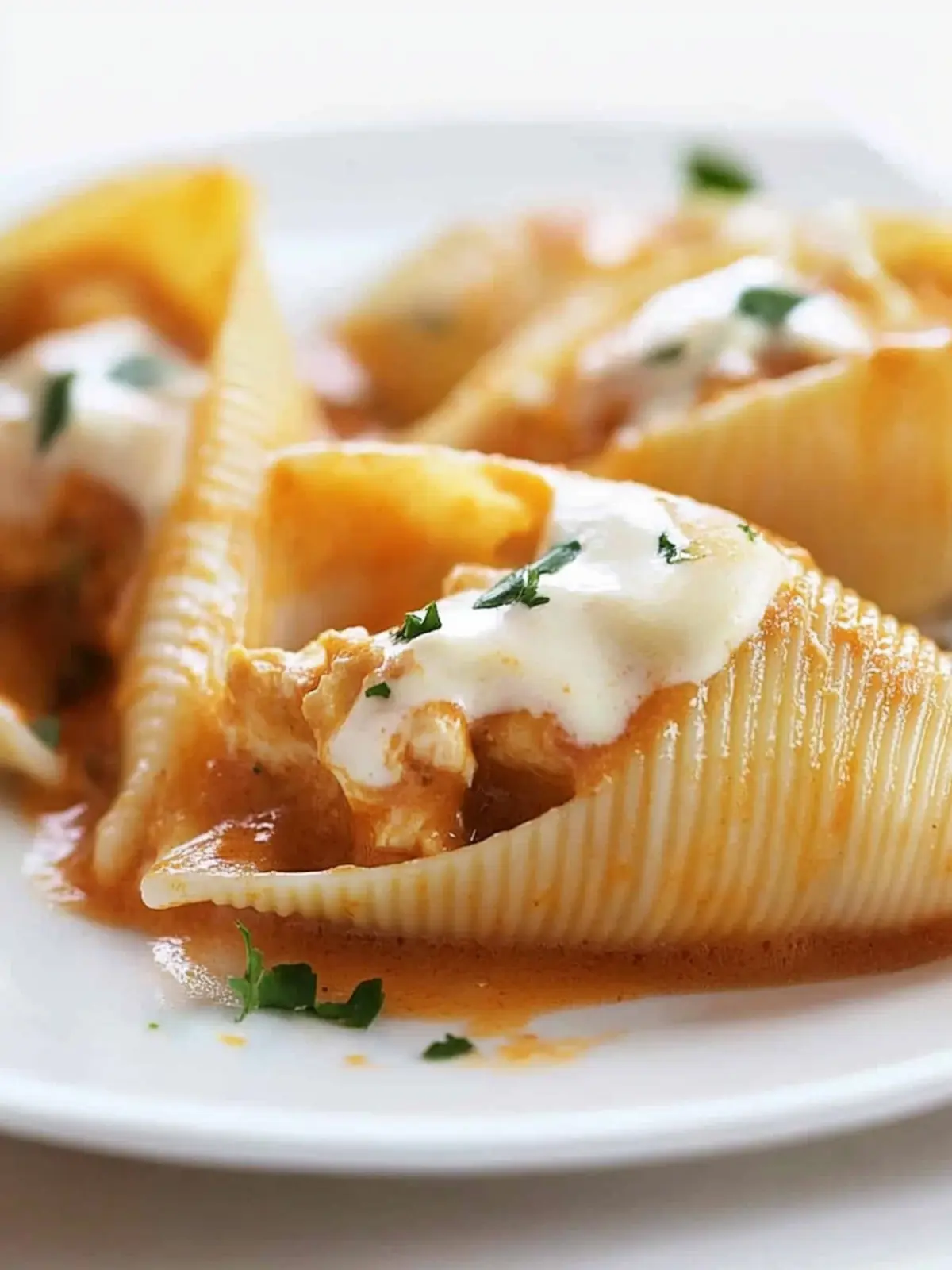 Satisfy Your Cravings with Buffalo Chicken Stuffed Shells 2 Buffalo Chicken Stuffed Shells