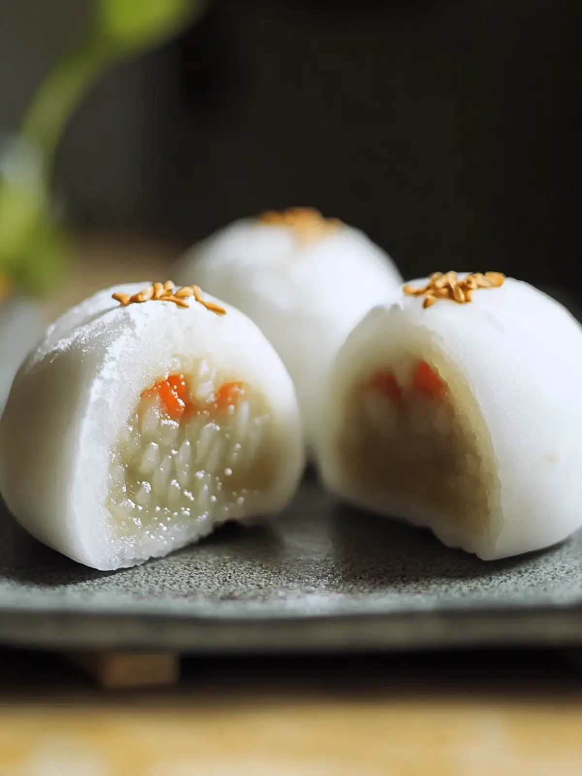 Delicious Japanese Daifuku: Easy Stuffed Rice Cake Recipe 2 Japanese Daifuku (Stuffed Rice Cake)