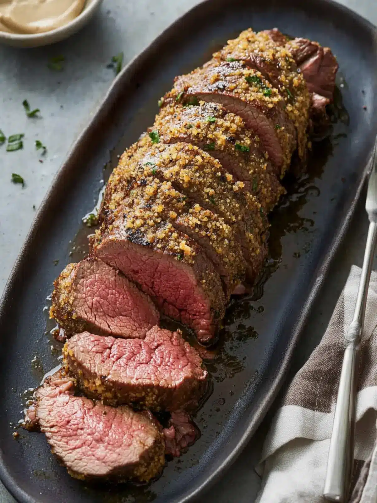 Horseradish-Crusted Beef Tenderloin for Epic Dinner Wins 4 Horseradish-Crusted Beef Tenderloin