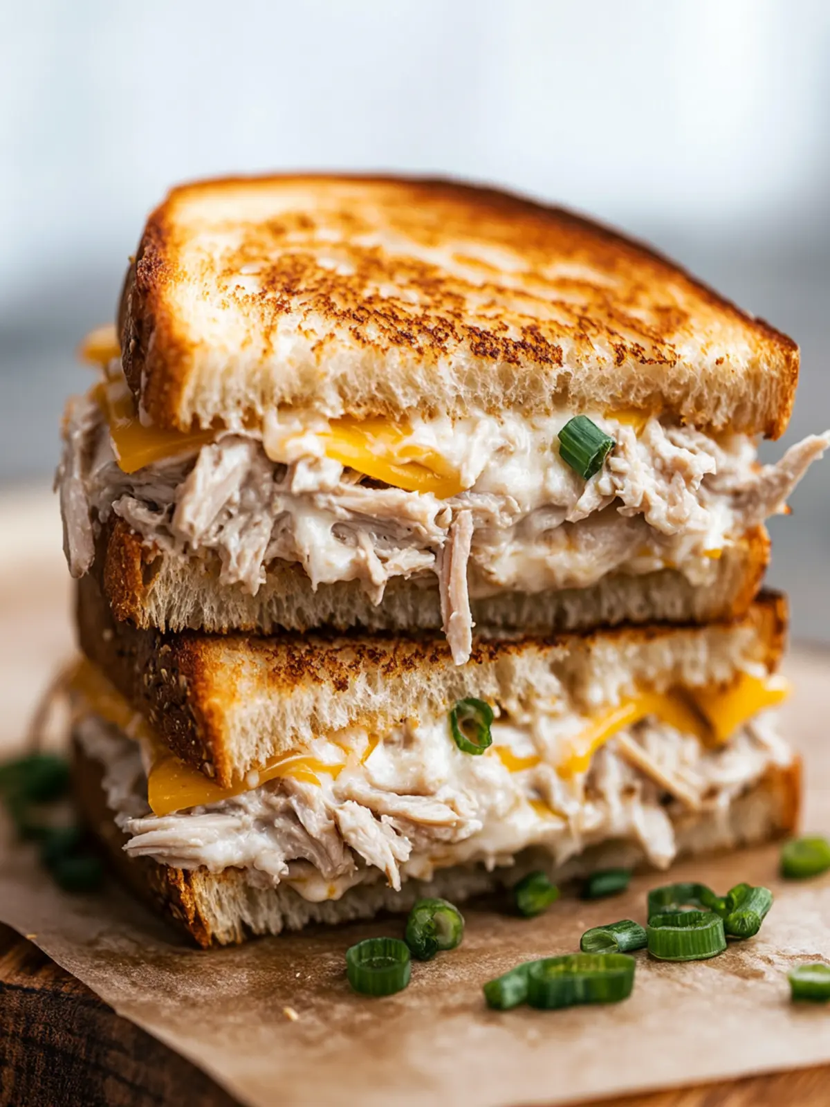 Buttery Tuna Melt Sandwich with Gooey Cheese: Comfort Awaits 2 Buttery Tuna Melt Sandwich with Gooey Cheese