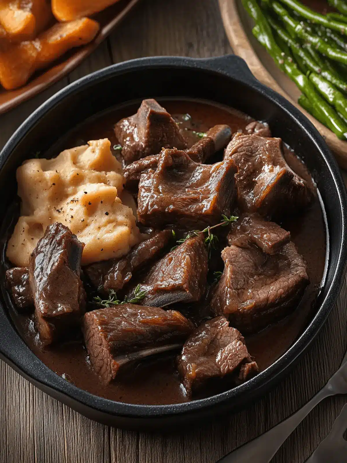 Mouthwatering Braised Short Ribs with Red Wine Sauce Tonight 3 Braised Short Ribs with Red Wine Sauce
