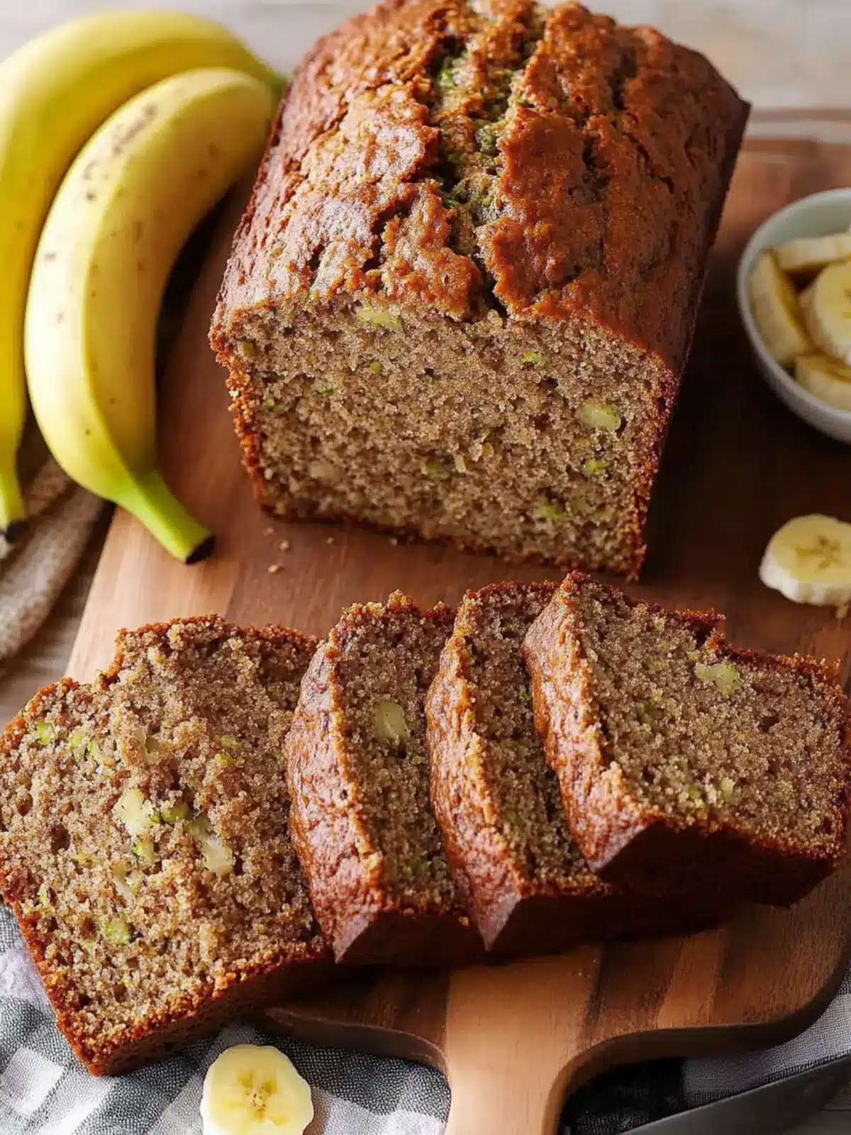 Moist Banana Zucchini Bread You'll Want to Bake Today 4 Banana Zucchini Bread