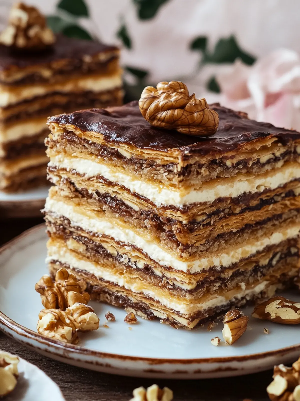 Zserbó Szelet: Irresistible Layered Walnut Pastry Recipe 2 Zserbó Szelet (Layered Walnut Pastry)