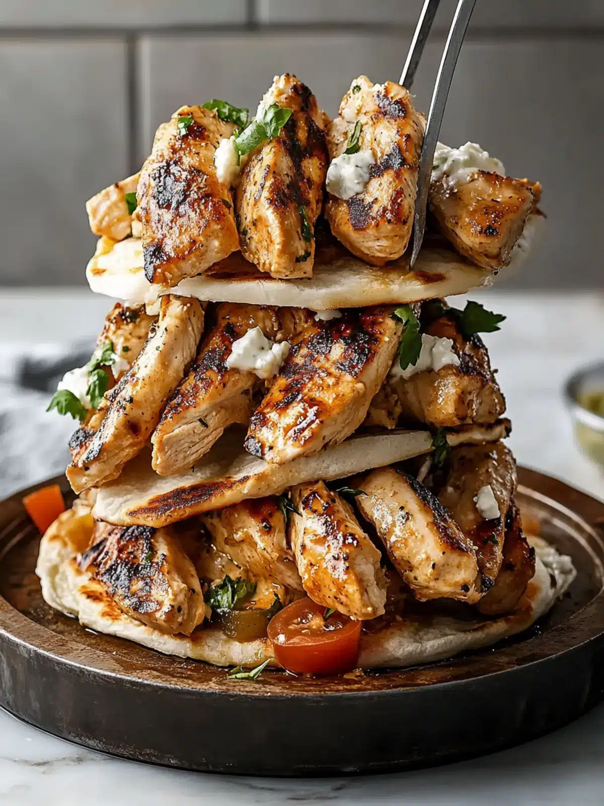 Savor Mediterranean Bliss with Greek Chicken Gyros Tonight 4 Savor Mediterranean Bliss with Greek Chicken Gyros Tonight