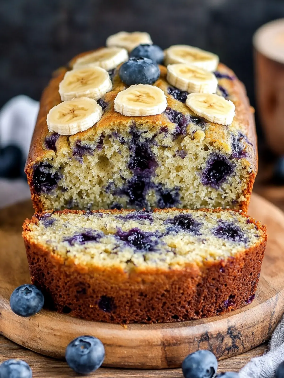 Blueberry Banana Bread That's Moist, Easy, and Irresistible 3 Blueberry Banana Bread