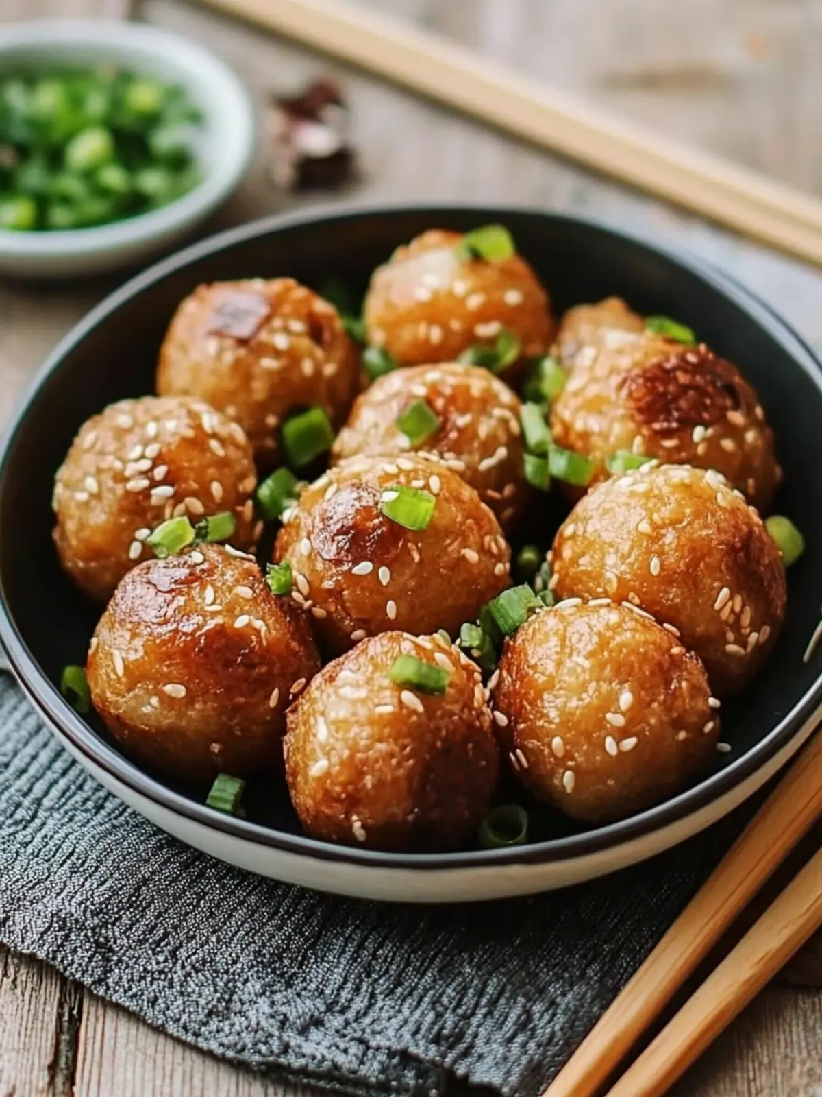 Stuffed Chinese Fried Gluten Balls: A Festive Delight to Share 2 Stuffed Chinese Fried Gluten Balls
