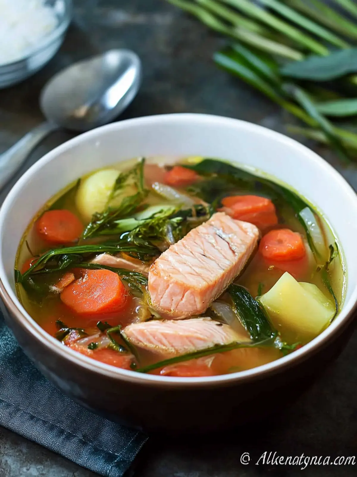 Delicious Salmon Sinigang Recipe for a Cozy Meal Tonight 4 Salmon Sinigang Recipe