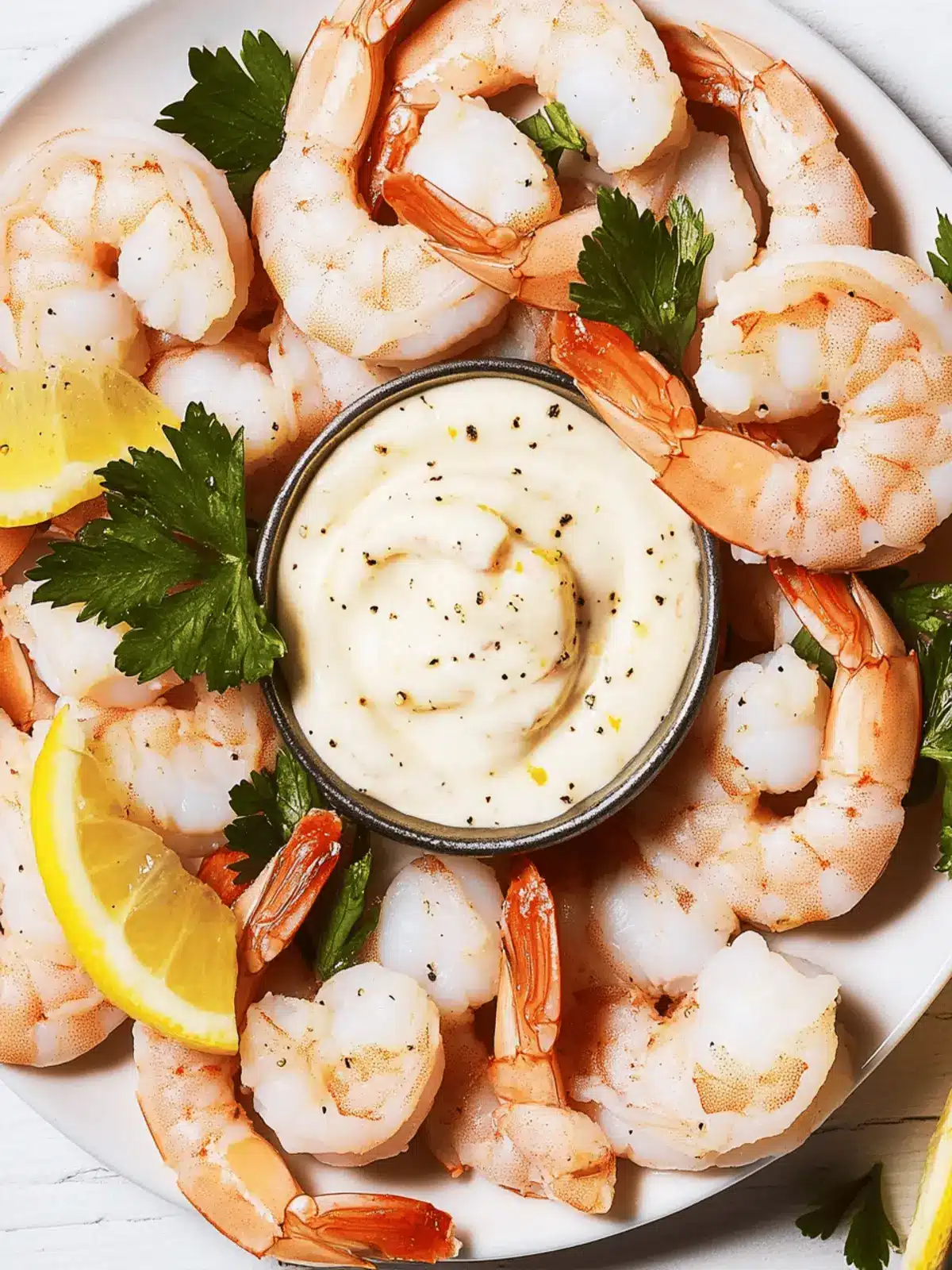 Roasted Shrimp Cocktail with Zesty Lemon-Horseradish Aioli 4 Roasted Shrimp Cocktail With Lemon-Horseradish Aioli