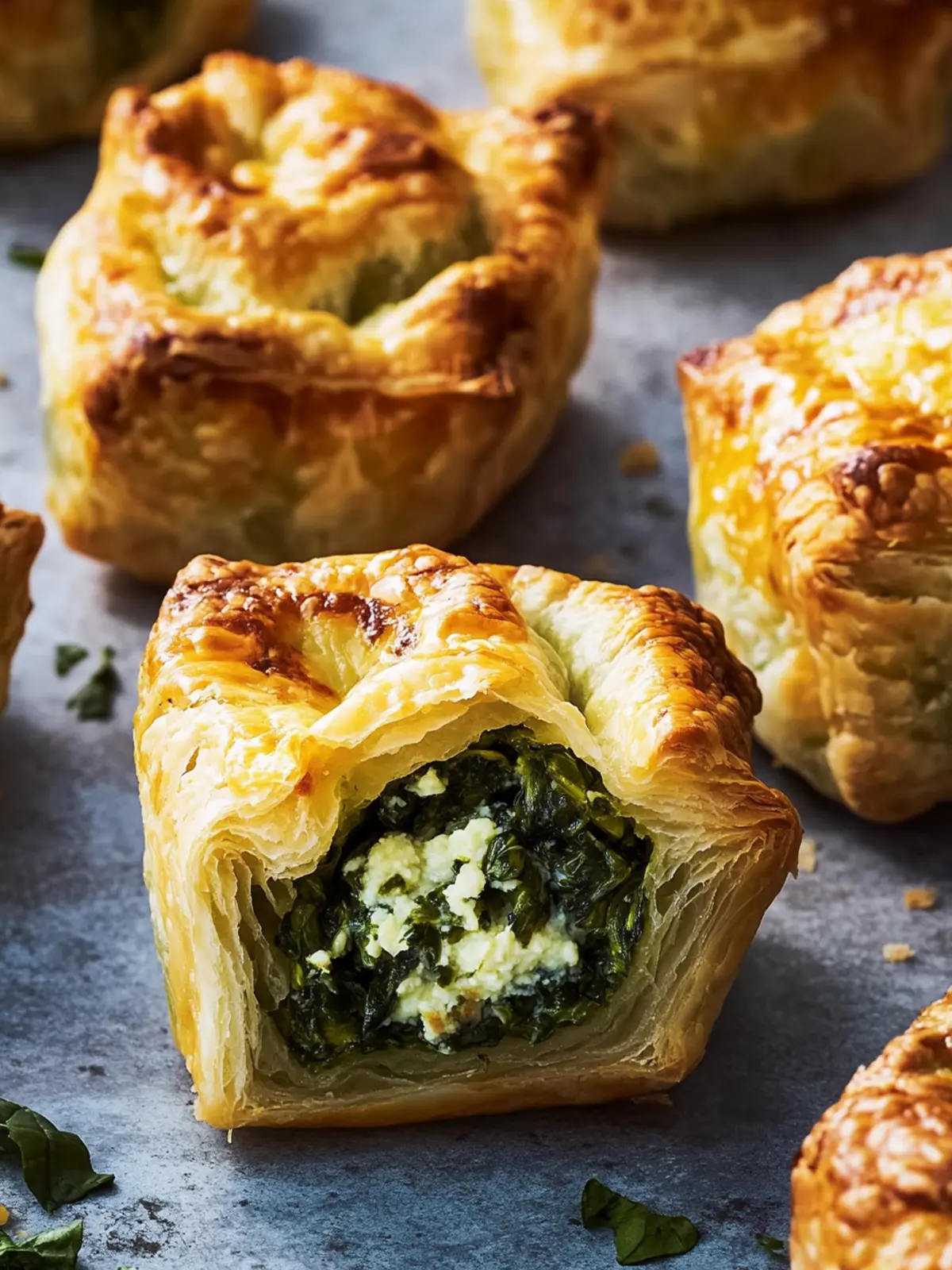Irresistible Spinach Puffs with Feta Bliss for Parties 4 Spinach Puffs