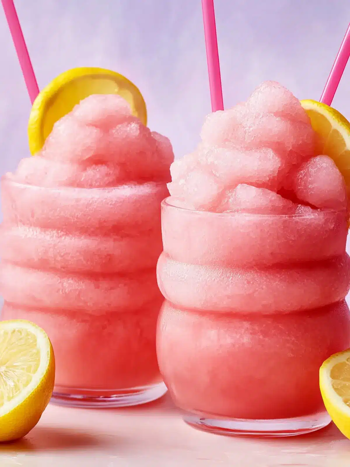 Cool & Creamy Spiked Pink Lemonade Slushies for Summer Fun 2 Spiked Pink Lemonade Slushies