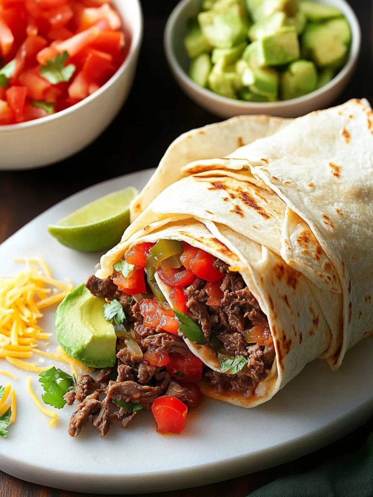 Savory Green Chile Beef Burritos for Ultimate Comfort Food 3 Green Chile Beef Burritos