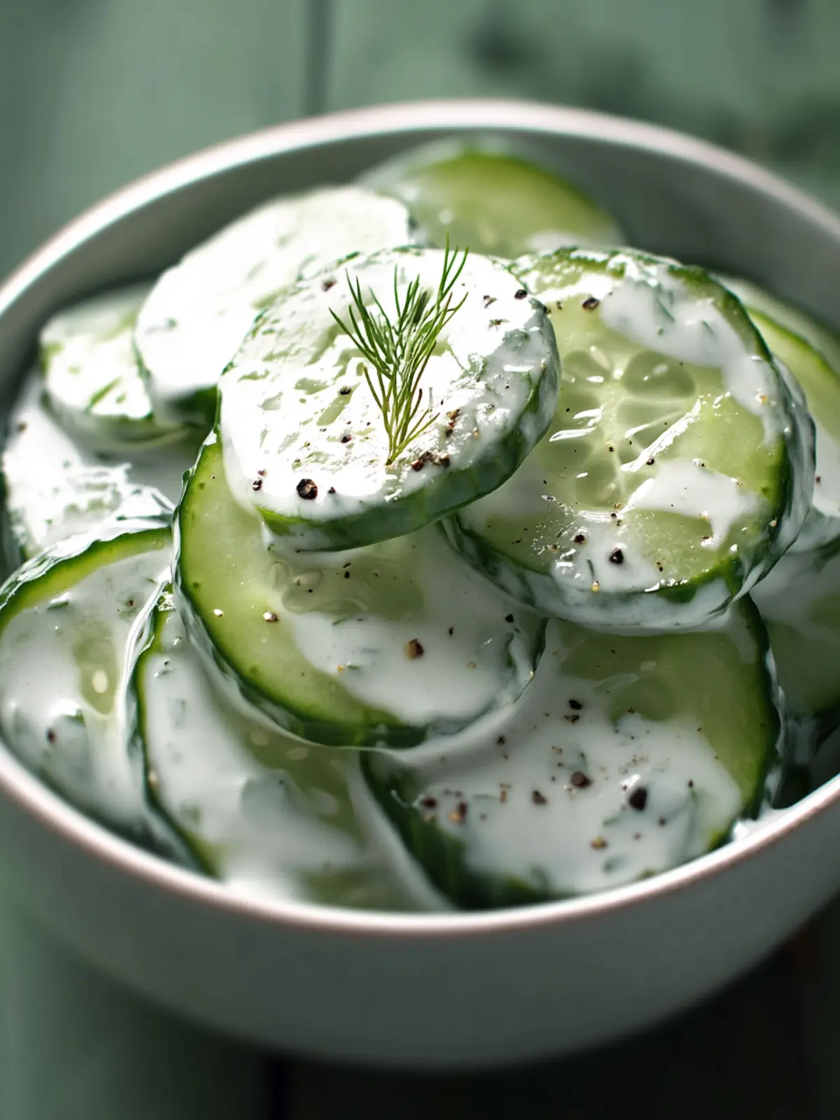 Cool & Creamy Cucumber Delight: Your Perfect Summer Side 4 Cool & Creamy Cucumber Delight