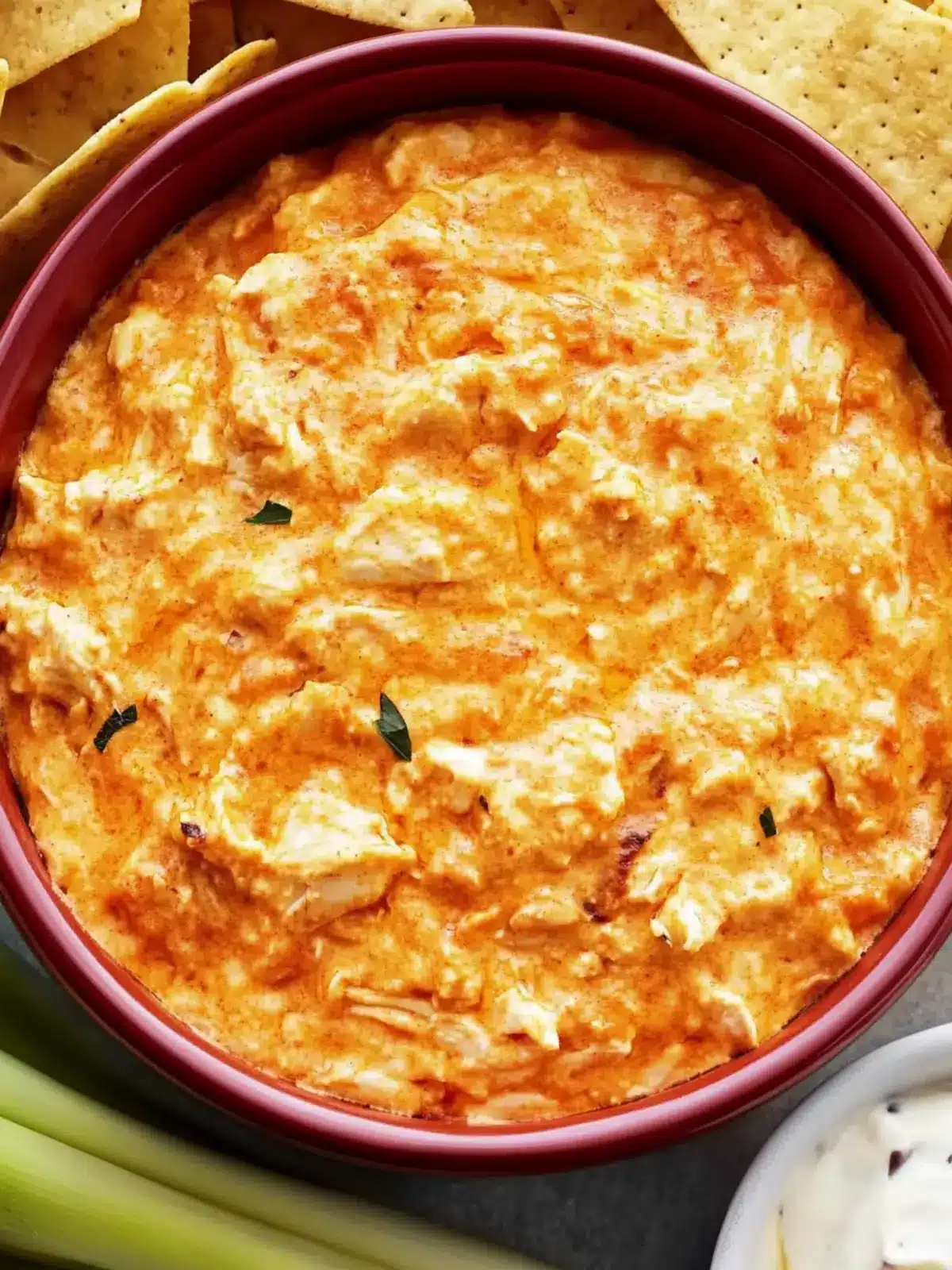 Creamy Rotisserie Chicken Buffalo Dip That Everyone Will Love 3 Creamy Rotisserie Chicken Buffalo Dip