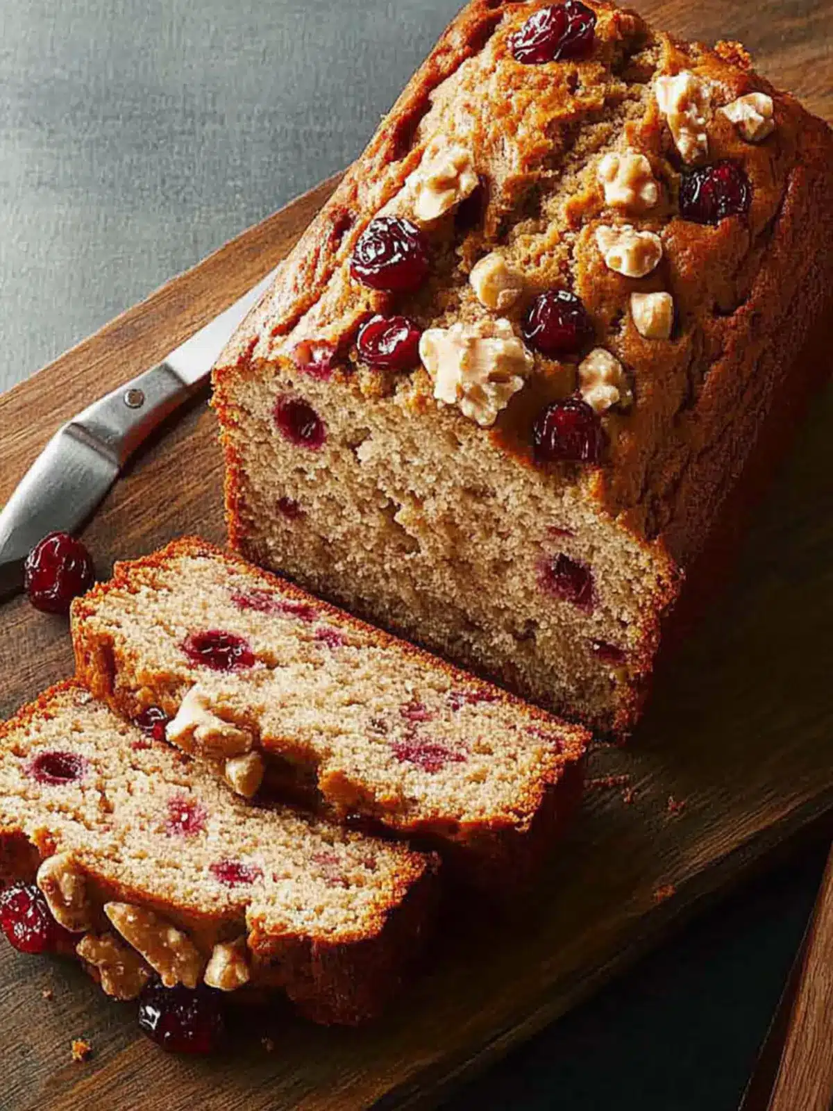 Double Cranberry Banana Bread You ll Crave Every Morning 2 Double Cranberry Banana Bread