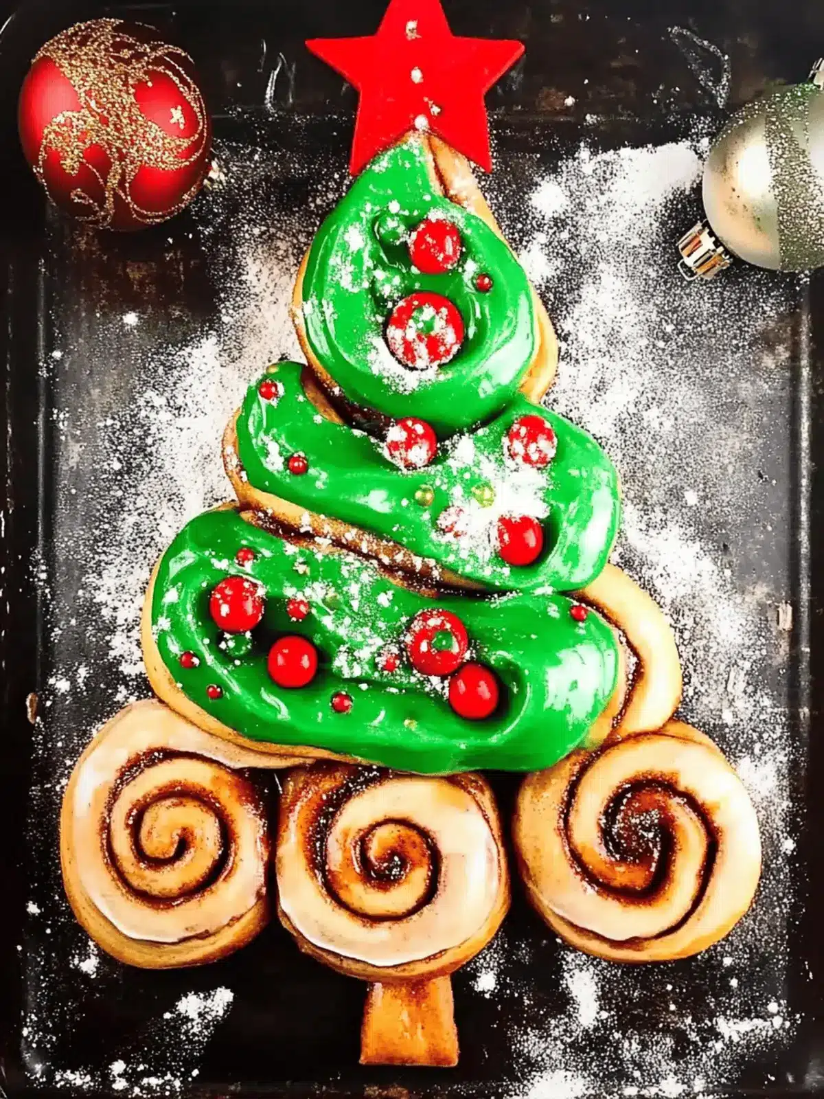 Create an Easy Cinnamon Roll Christmas Tree for a Magical Morning 2 Easy Cinnamon Roll Christmas Tree for Christmas Morning