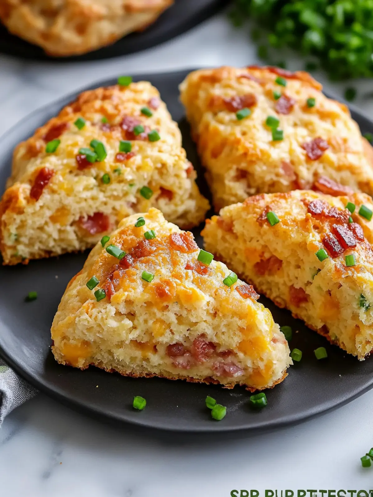 Super Fluffy Bacon Cheddar Chive Scones: Brunch Upgrade Awaits 3 Super Fluffy Bacon Cheddar Chive Scones