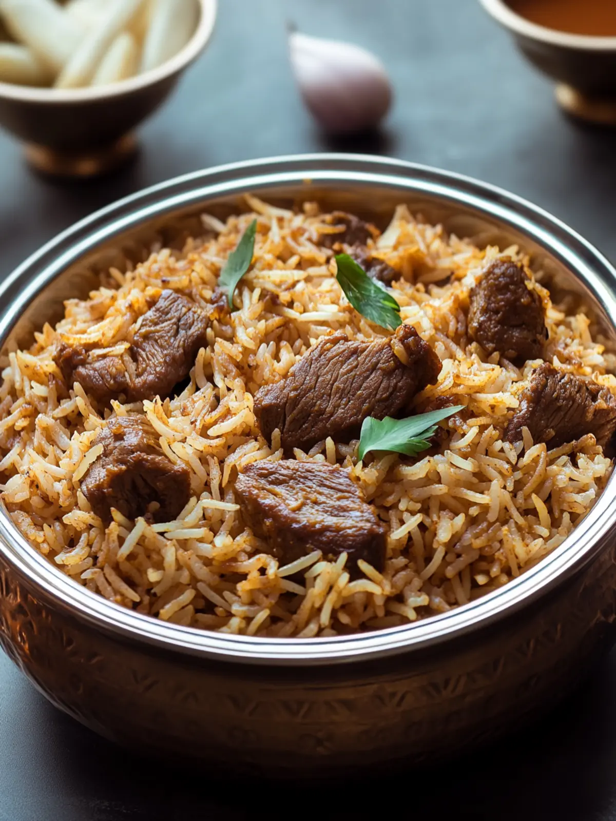 Indian Mutton Biryani: Unleash Bold Flavors at Home 3 Indian Mutton Biryani (Spiced Rice with Goat Meat)