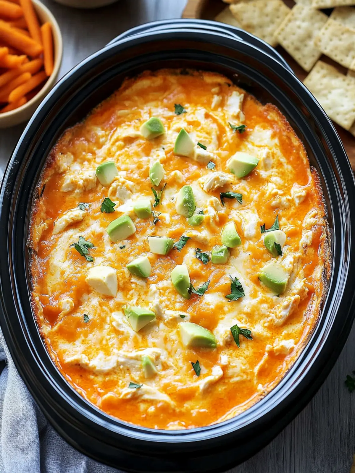 Ultimate Crockpot Buffalo Chicken Dip Your Party Must-Have 4 Crockpot Buffalo Chicken Dip