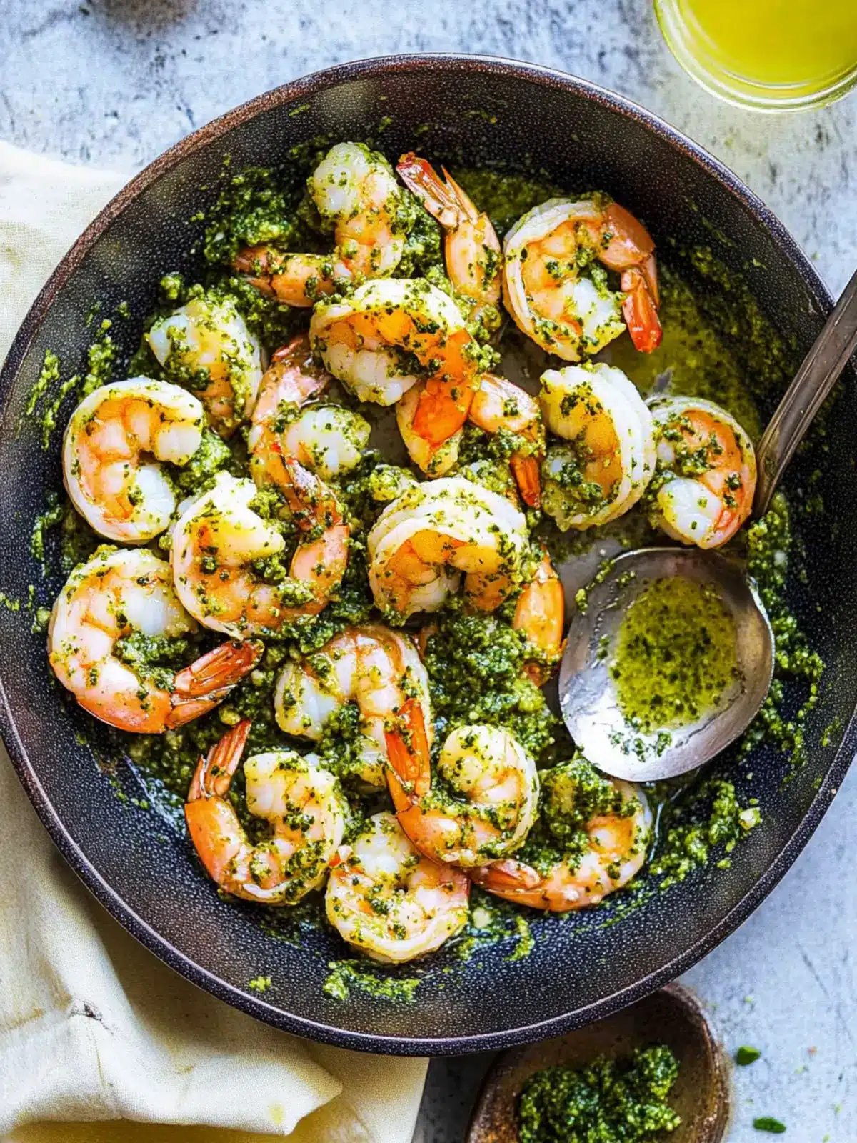 Savory Easy Pesto Shrimp that Dazzles in Just 5 Minutes 2 Easy Pesto Shrimp