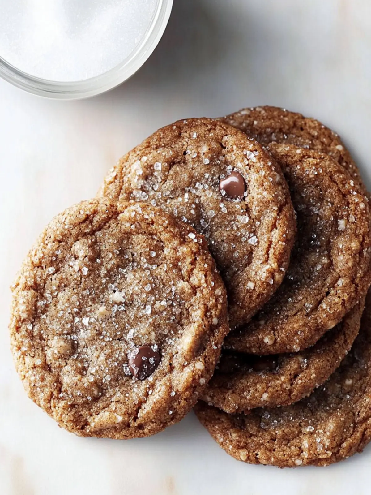 Gingerbread Chocolate Chip Cookies with a Chewy Twist 2 Crystallized Gingerbread Chocolate Chip Cookies