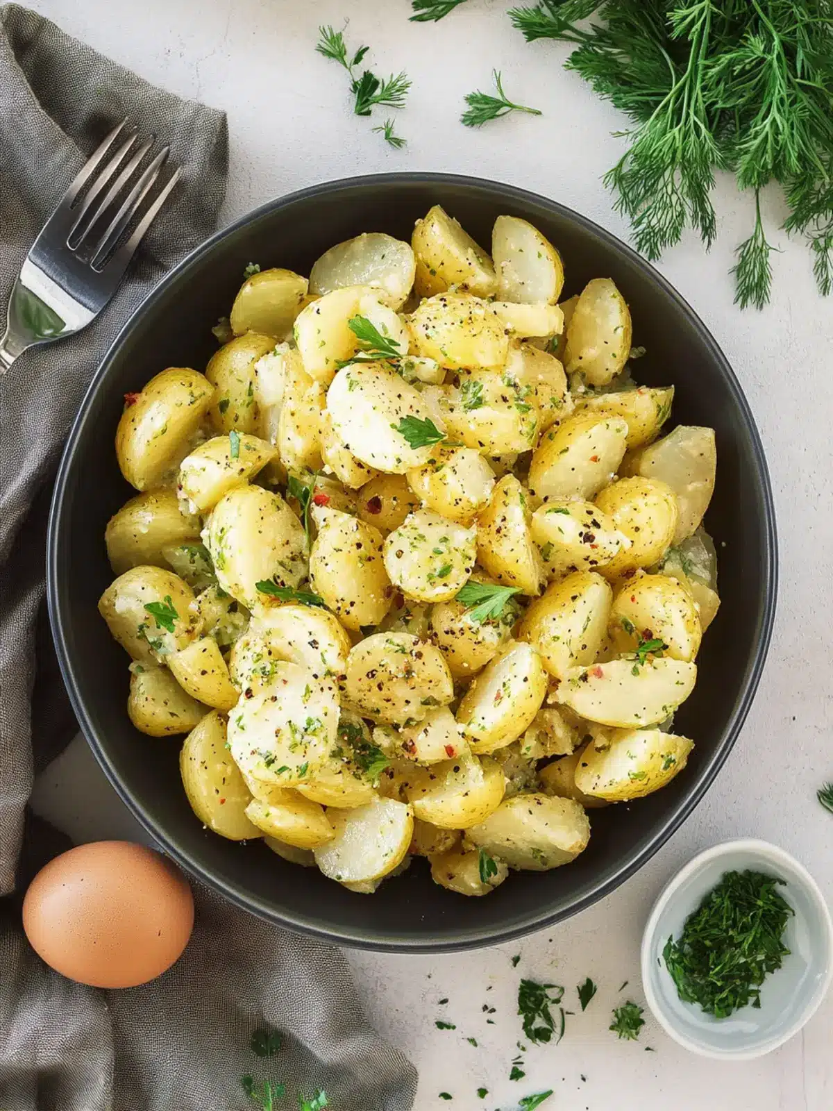 Delicious Healthy Potato Salad No Eggs for Fresh Summer Flavors 4 Healthy Potato Salad (No Eggs)