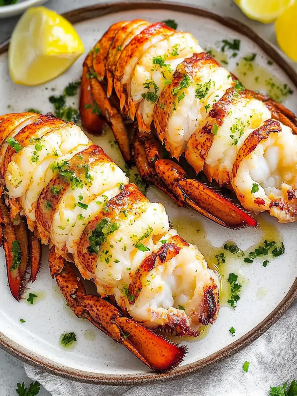 Broiled Lobster Tail: Quick & Buttery Seafood Bliss 2 Lobster Tail