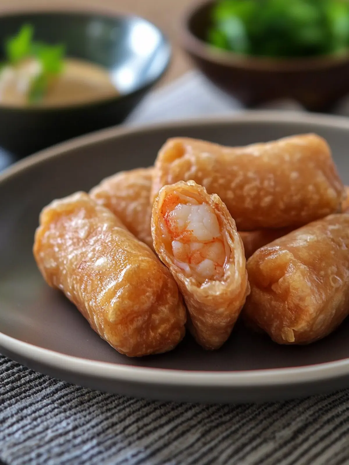 Teochew Crispy Prawn Rolls: Heyzor for Irresistible Taste! 4 Teochew Crispy Prawn Rolls: Heyzor æ½®æ±è¾æ£