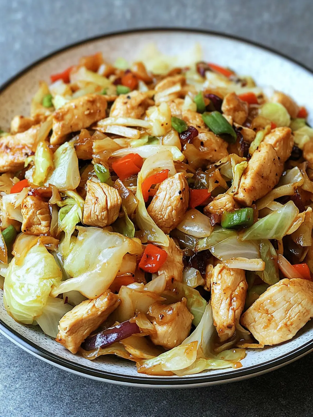 Savory Chicken Cabbage Stir Fry: Quick & Healthy Delight 2 Chicken Cabbage Stir Fry