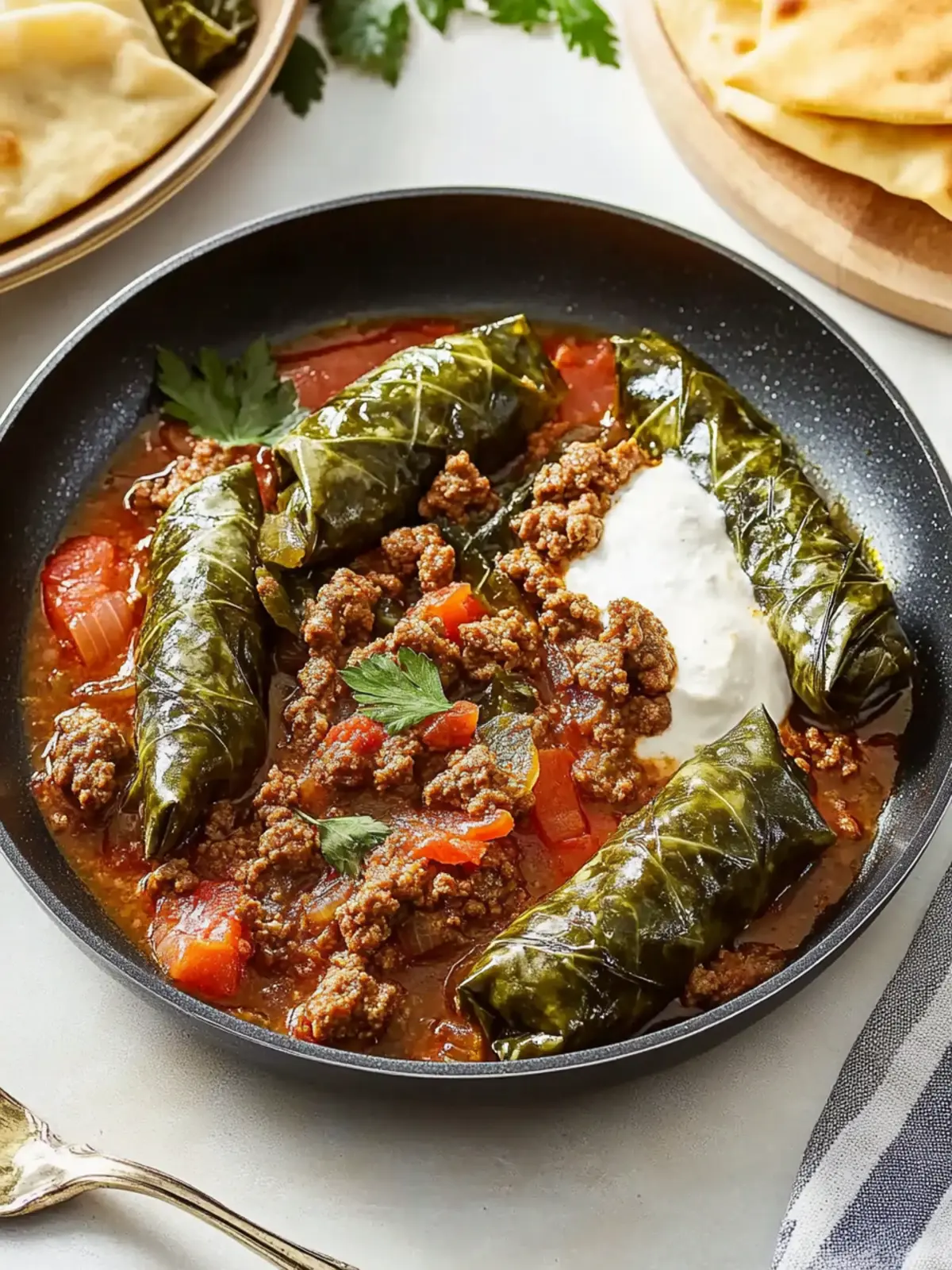 Savory Dolma and Ground Beef Skillet in Just 20 Minutes 3 Dolma and Ground Beef Skillet