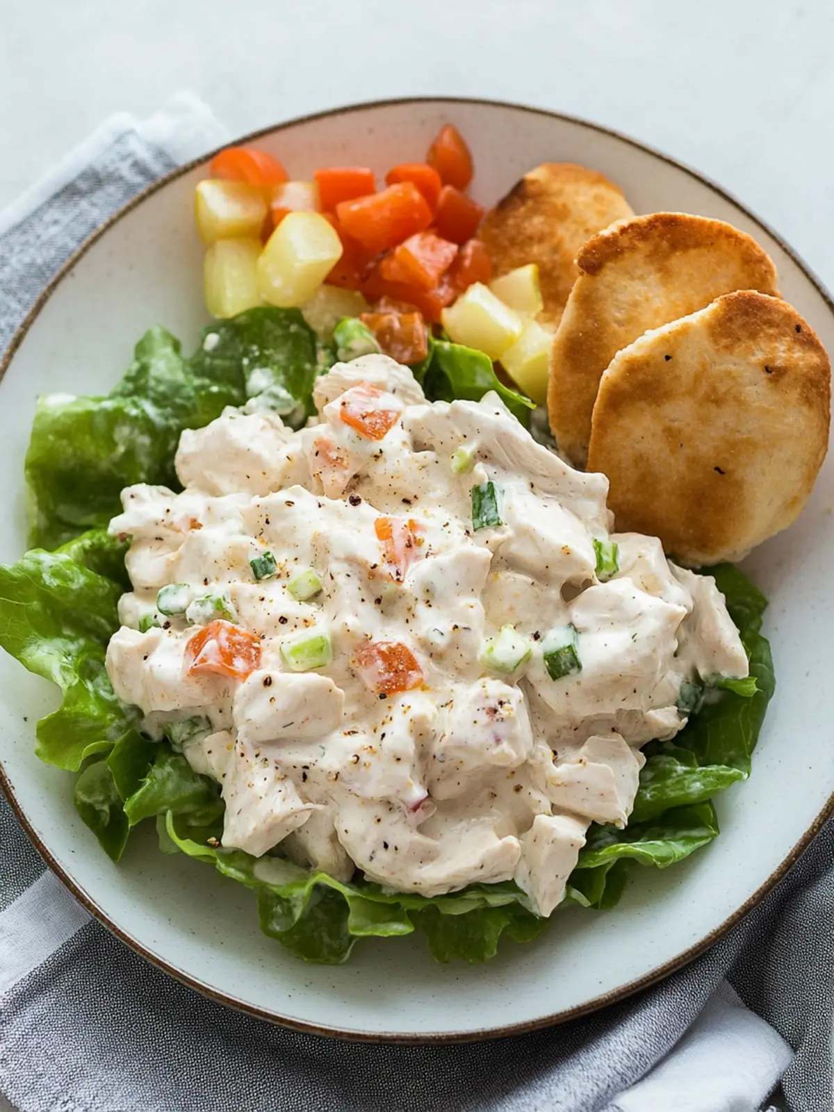Creamy Chicken Salad: A Southern Comfort in Minutes 4 Creamy Chicken Salad
