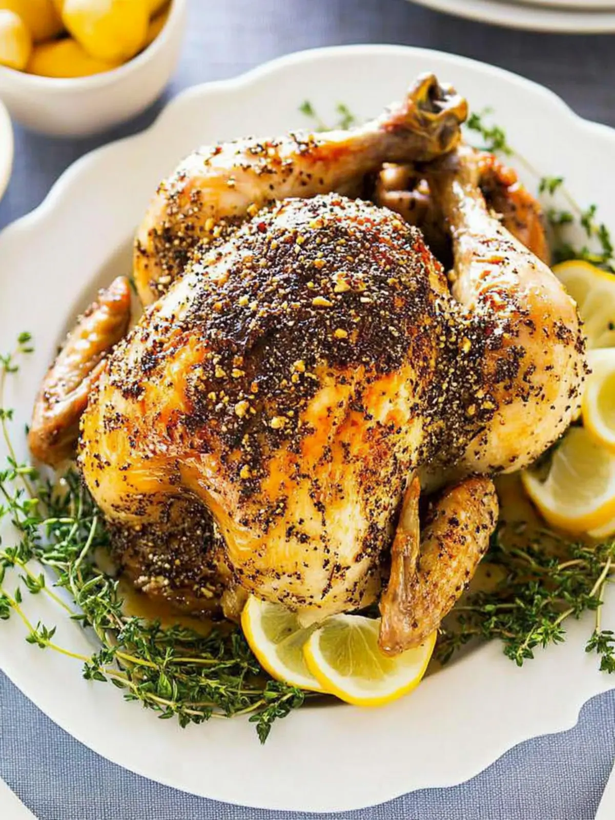 Savory Roast Chicken with Lemon and Rosemary Magic 3 Roast Chicken