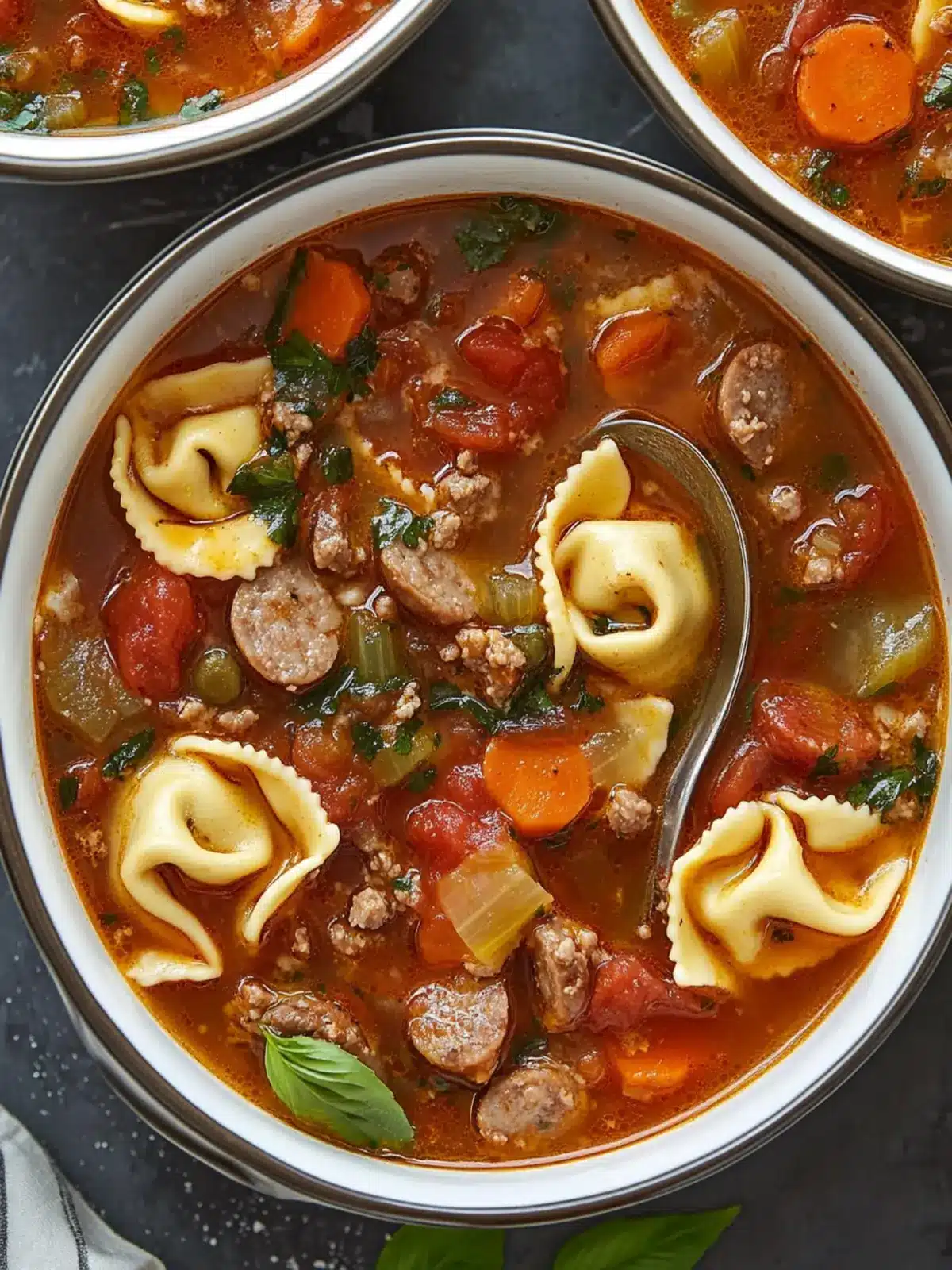 Italian Sausage Soup with Tortellini: A Cozy, Comforting Bowl 2 Italian Sausage Soup with Tortellini
