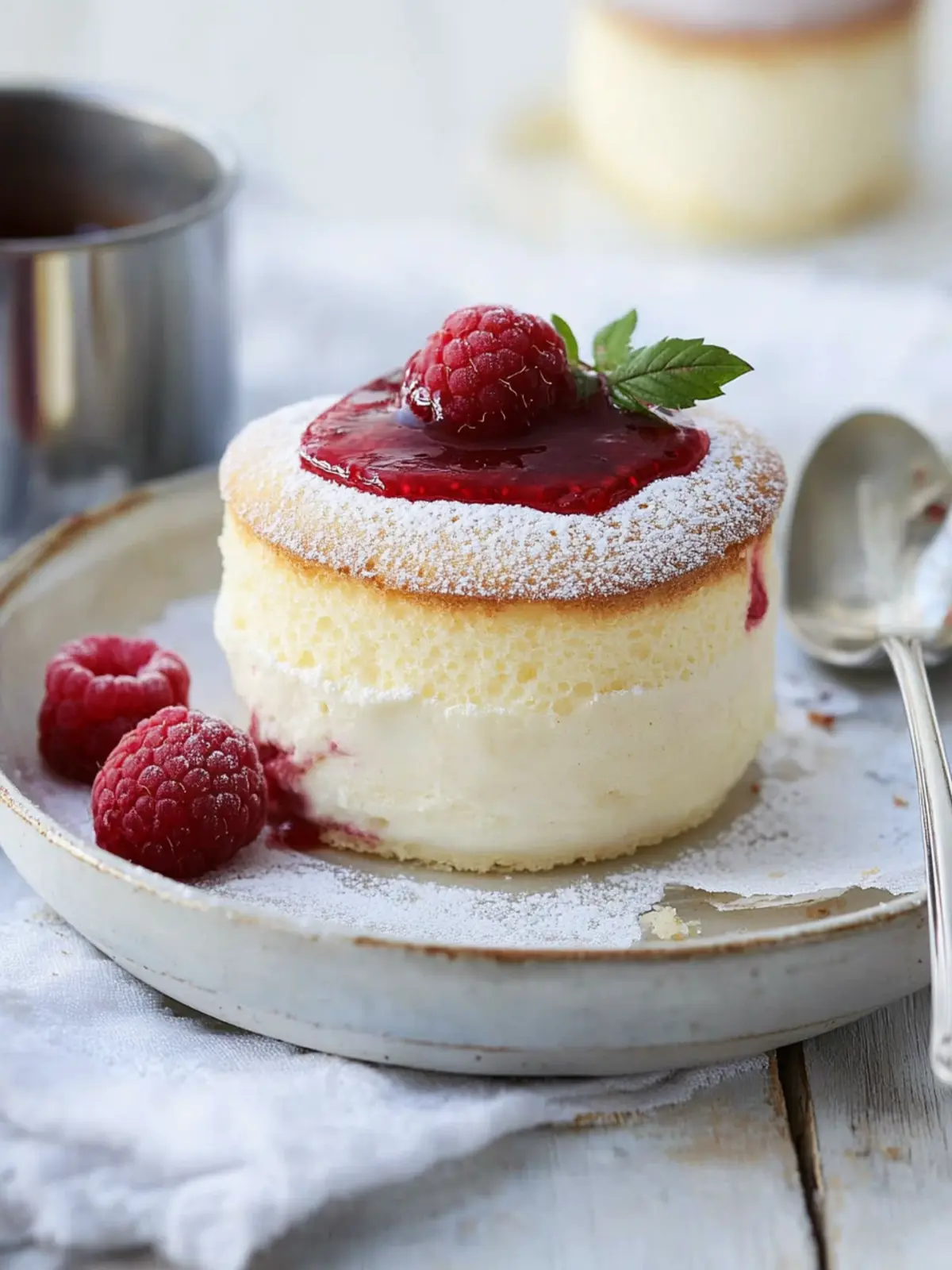 Delicious White Chocolate Soufflé with Raspberry Sauce Bliss 4 White Chocolate Soufflé with Raspberry Sauce