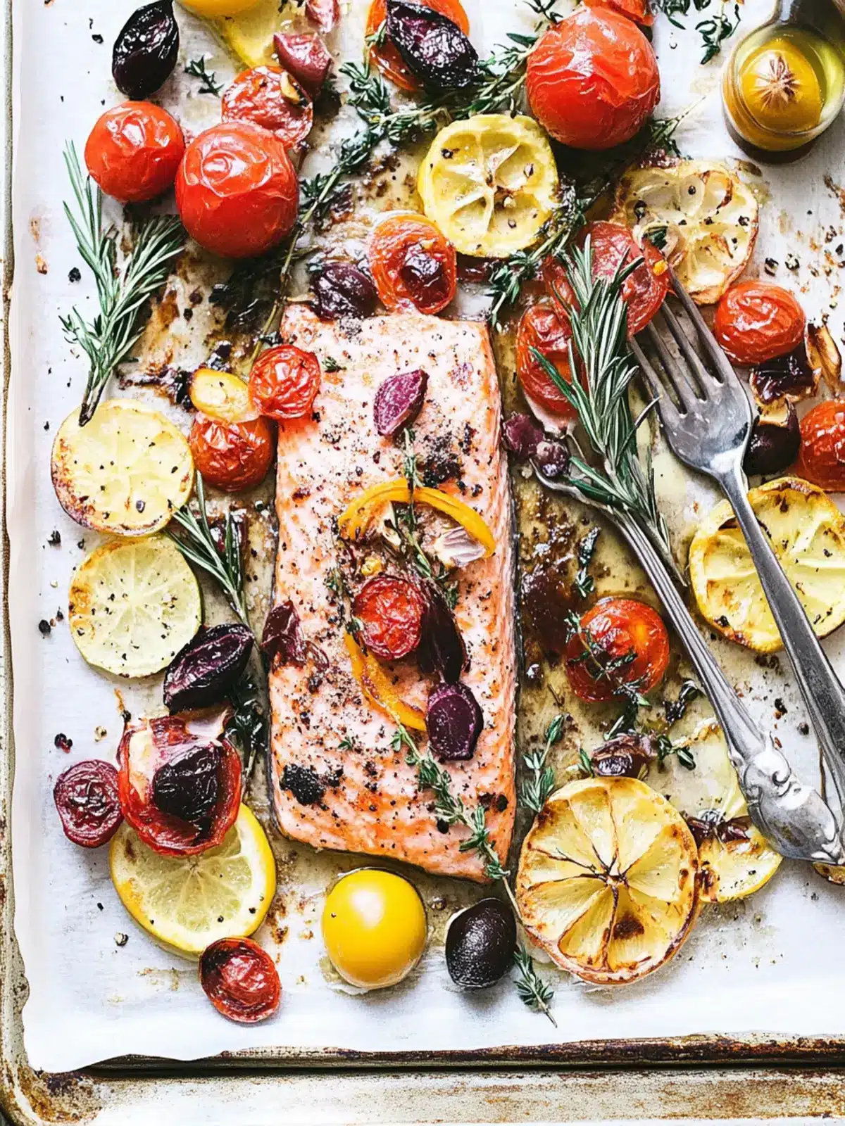 Savory Mediterranean Sheet Pan Salmon Ready in 30 Minutes 4 Mediterranean Sheet Pan Salmon