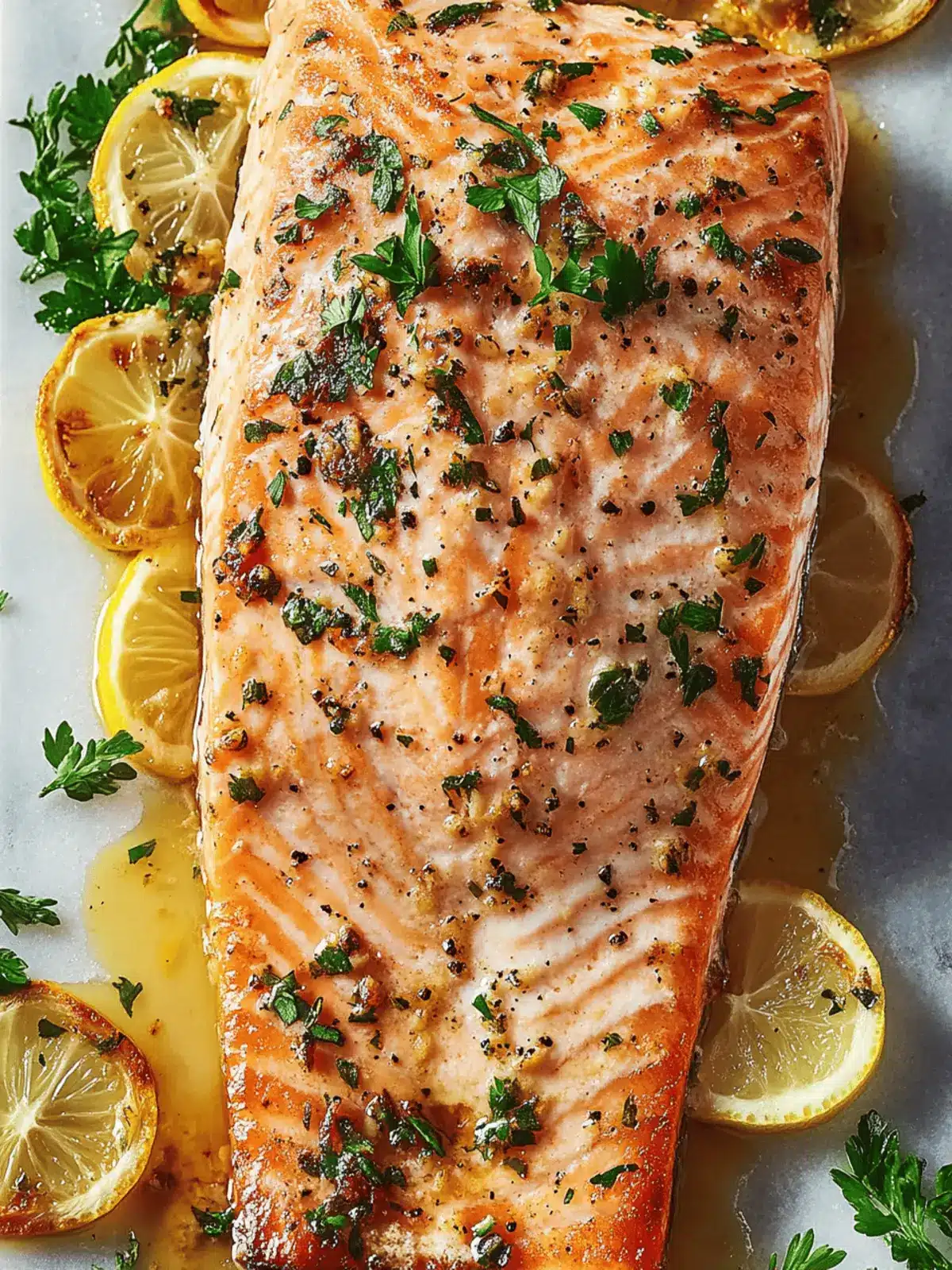 Oven-Baked Salmon with Lemon Herb Sauce for Quick Dinners 2 Oven-Baked Salmon