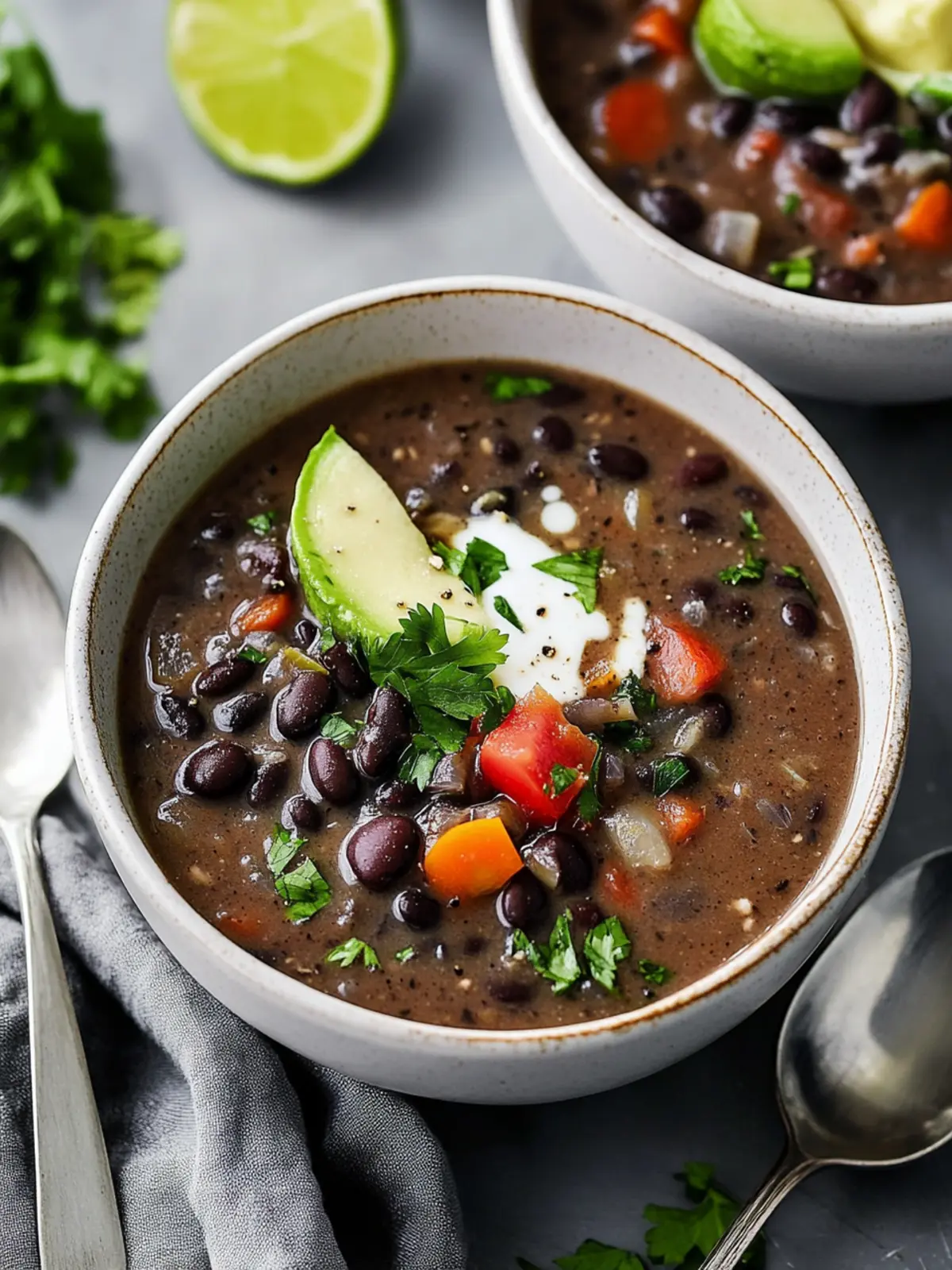 Hearty Black Bean Soup Quick, Delicious, and Guilt-Free! 4 Black Bean Soup