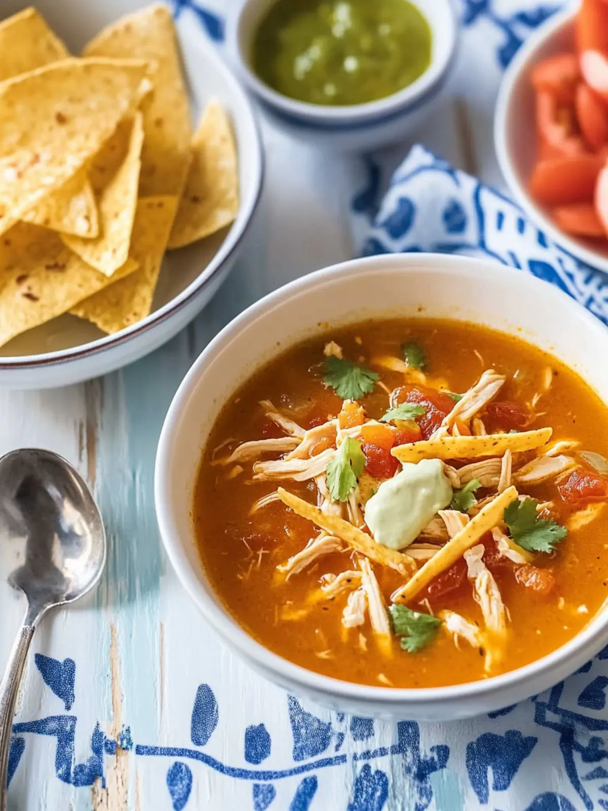 Savory Chicken Tortilla Soup II for Cozy Family Nights 2 Chicken Tortilla Soup II