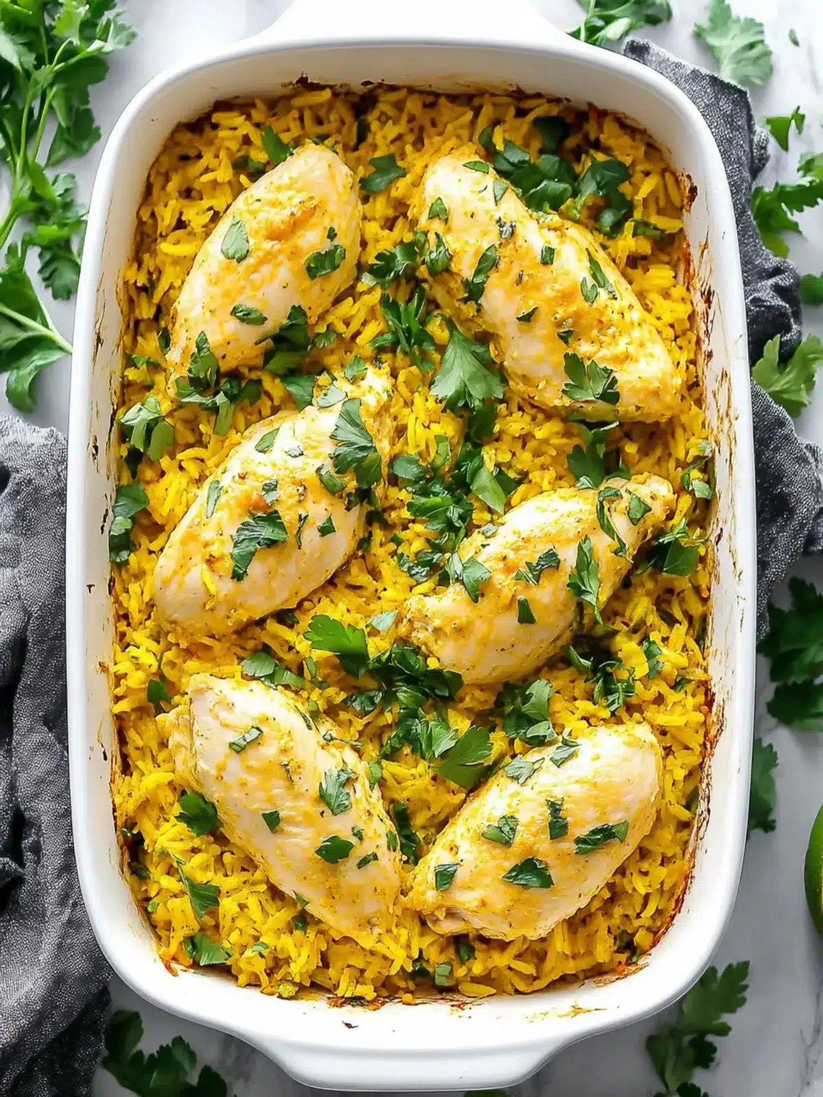 Turmeric Chicken and Rice Casserole for a Cozy Dinner Night 2 Turmeric Chicken and Rice Casserole