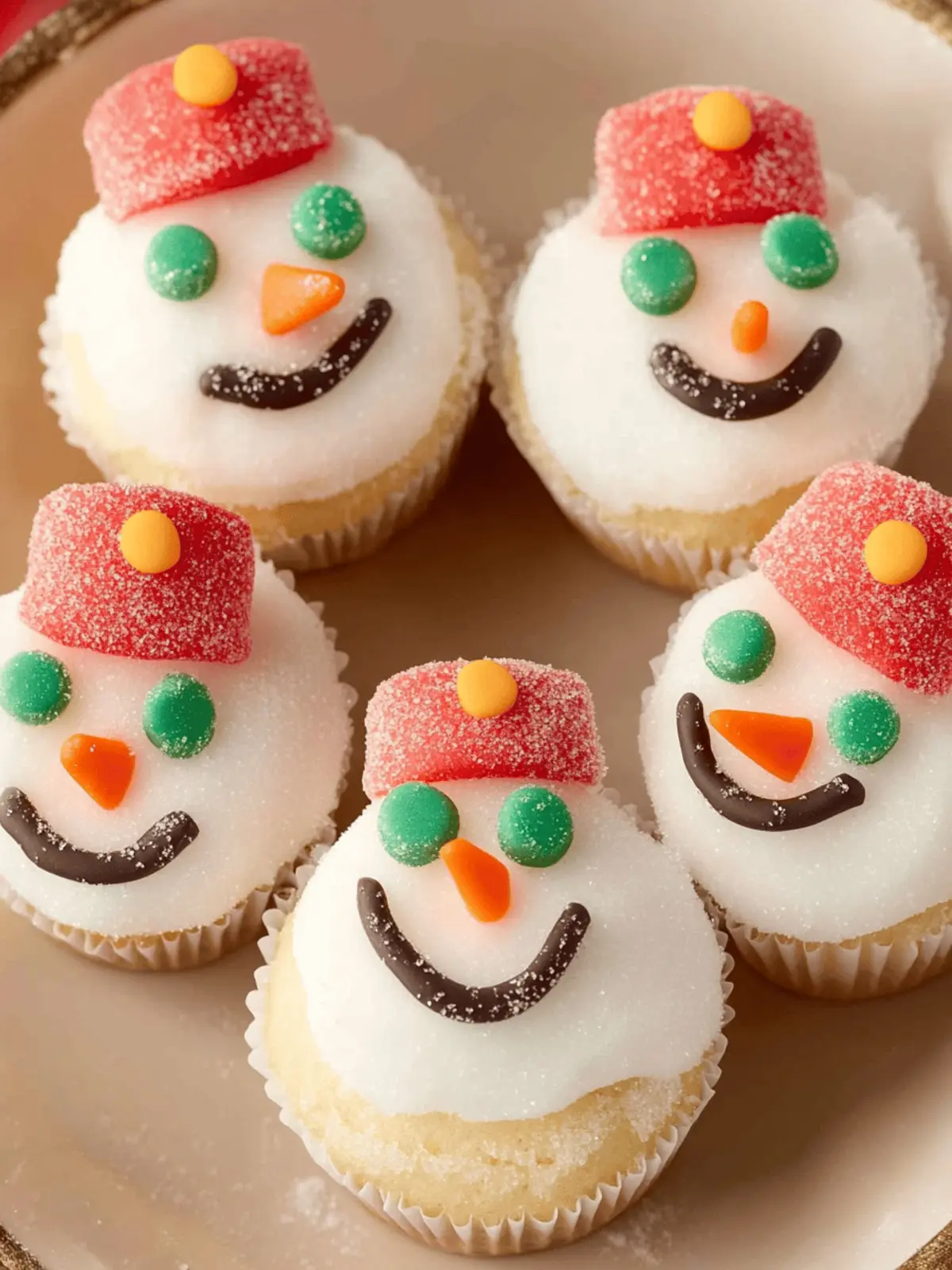 How To Make Sweet And Adorable Snowman Cupcakes Together 3 How To Make Sweet And Adorable Snowman Cupcakes
