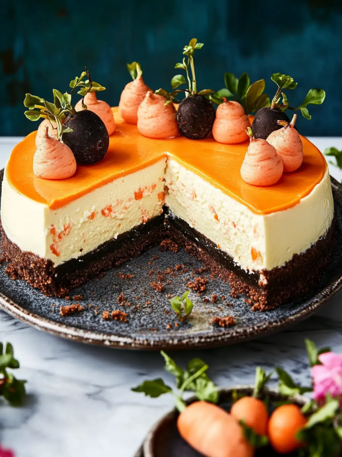 Delightful Carrot Patch Cheesecake for Festive Gatherings 3 Carrot Patch Cheesecake