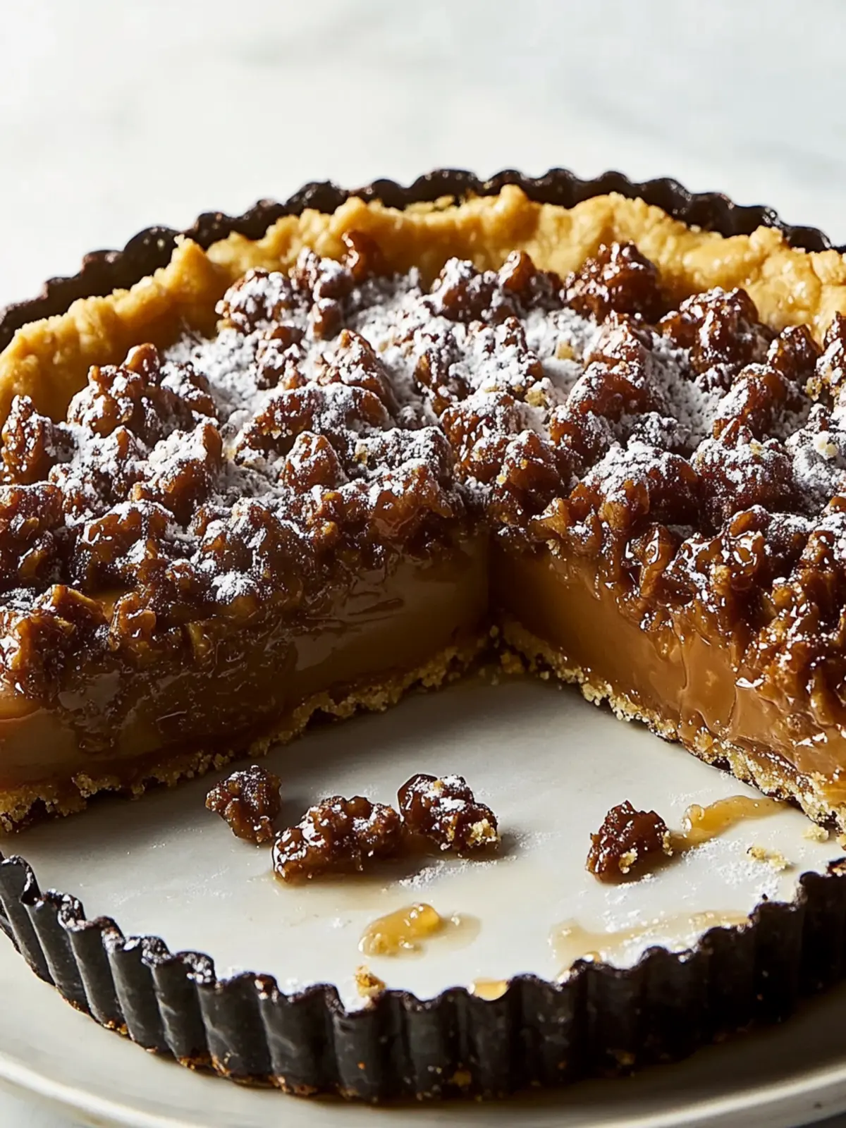 Irresistible Caramel Crunch Tart: No-Bake Chocolate Bliss 3 Caramel Crunch Tart