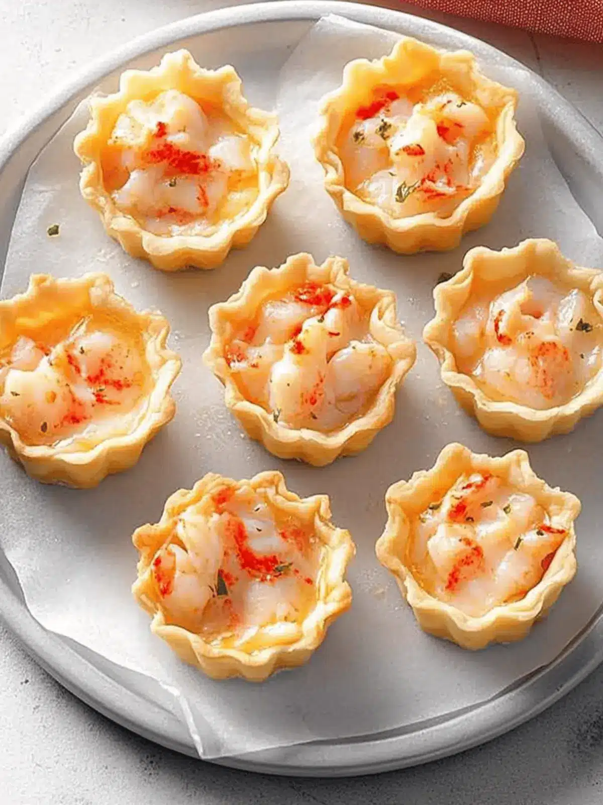 Irresistible Lobster Tartlets: Easy Appetizer Delight 4 Lobster Tartlets