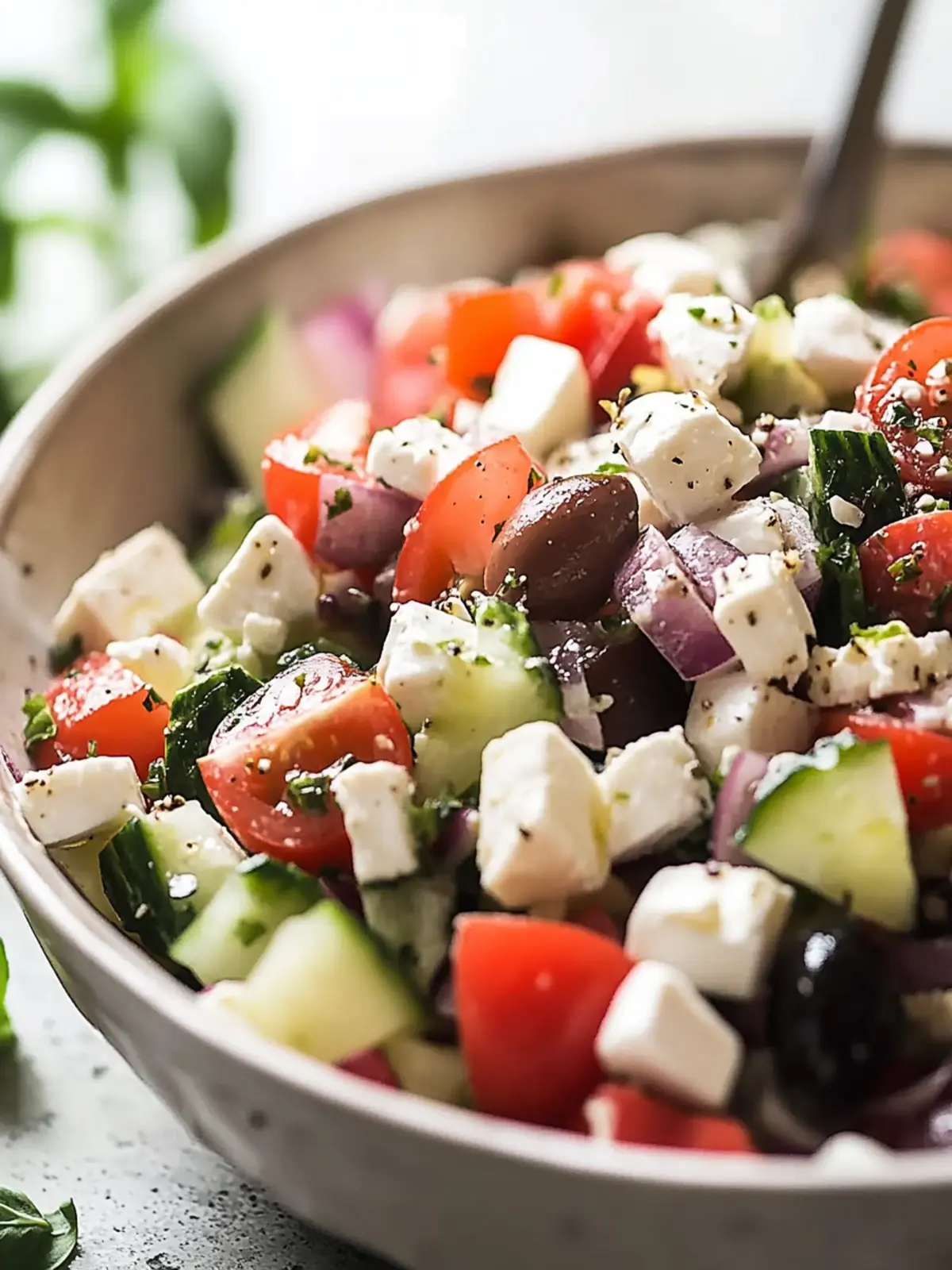 Chopped Greek Salad: Refreshing Flavor in Every Bite 2 Chopped Greek Salad