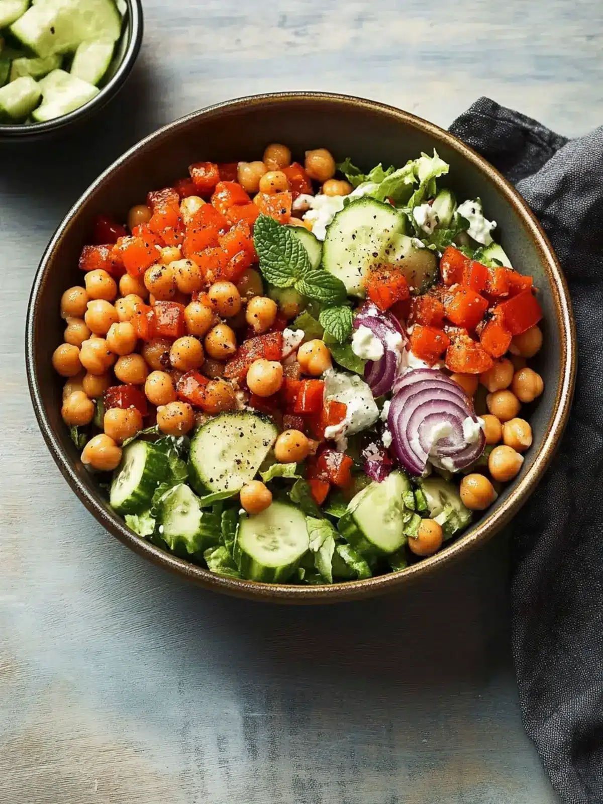 Zesty Buffalo Chickpea Salad with Creamy Ranch Delight 3 Buffalo Chickpea Salad