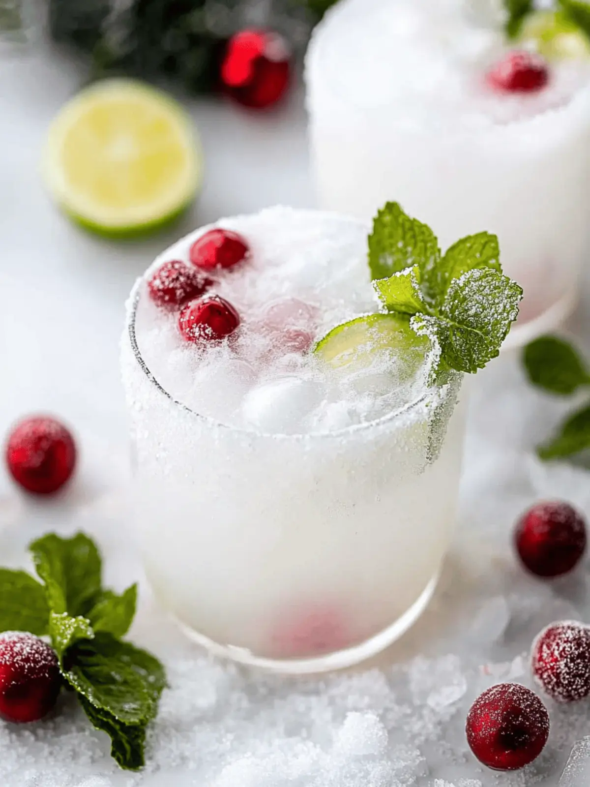 Delight in a White Christmas Mojito That's Pure Holiday Cheer 4 White Christmas Mojito